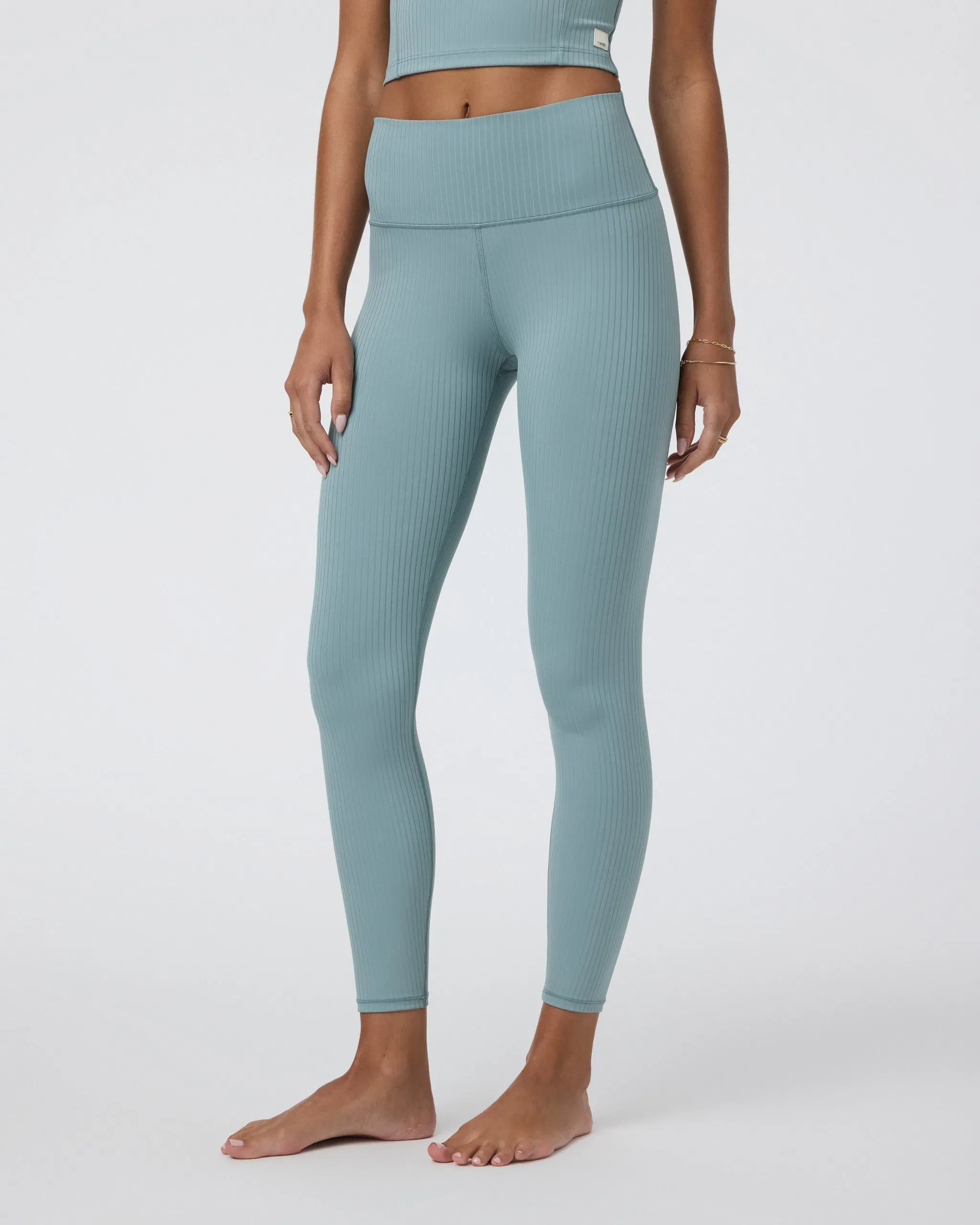 Vuori Inversion Rib Legging - Mist