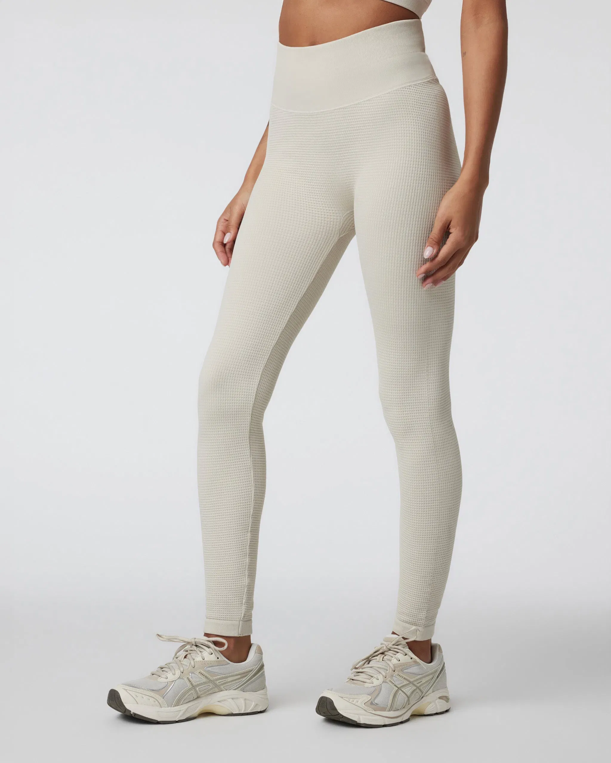 Vuori Waffle Seamless Legging - Ecru