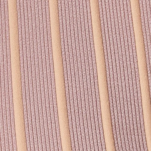Vuori Bi-Color Seamless Longline Bra - Light Peach/Desert Mauve