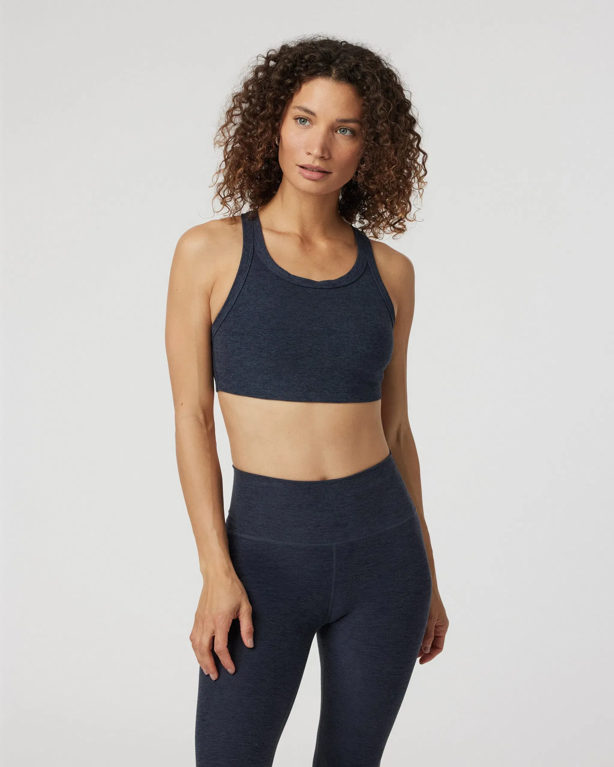 Vuori Elevation Racer Bra - Midnight Heather