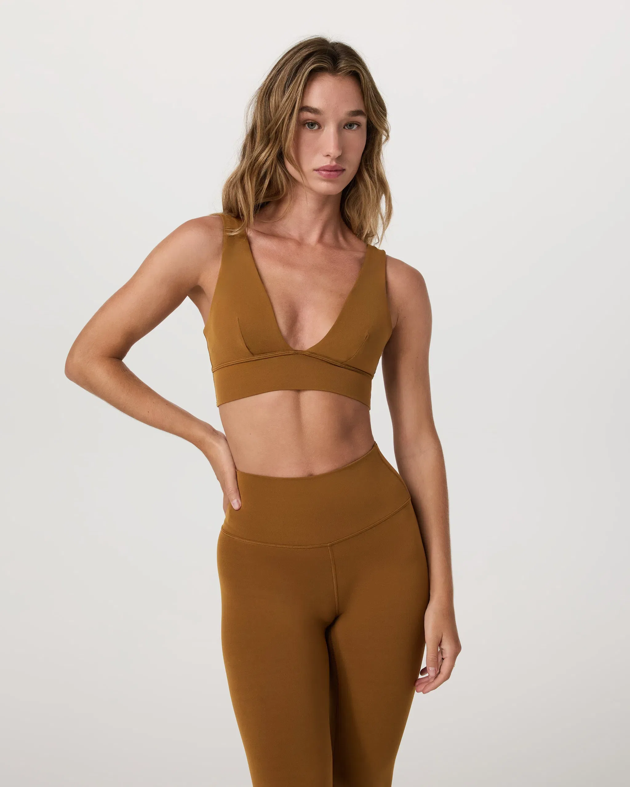 Vuori AllTheFeels™ Triangle Bra - Rum