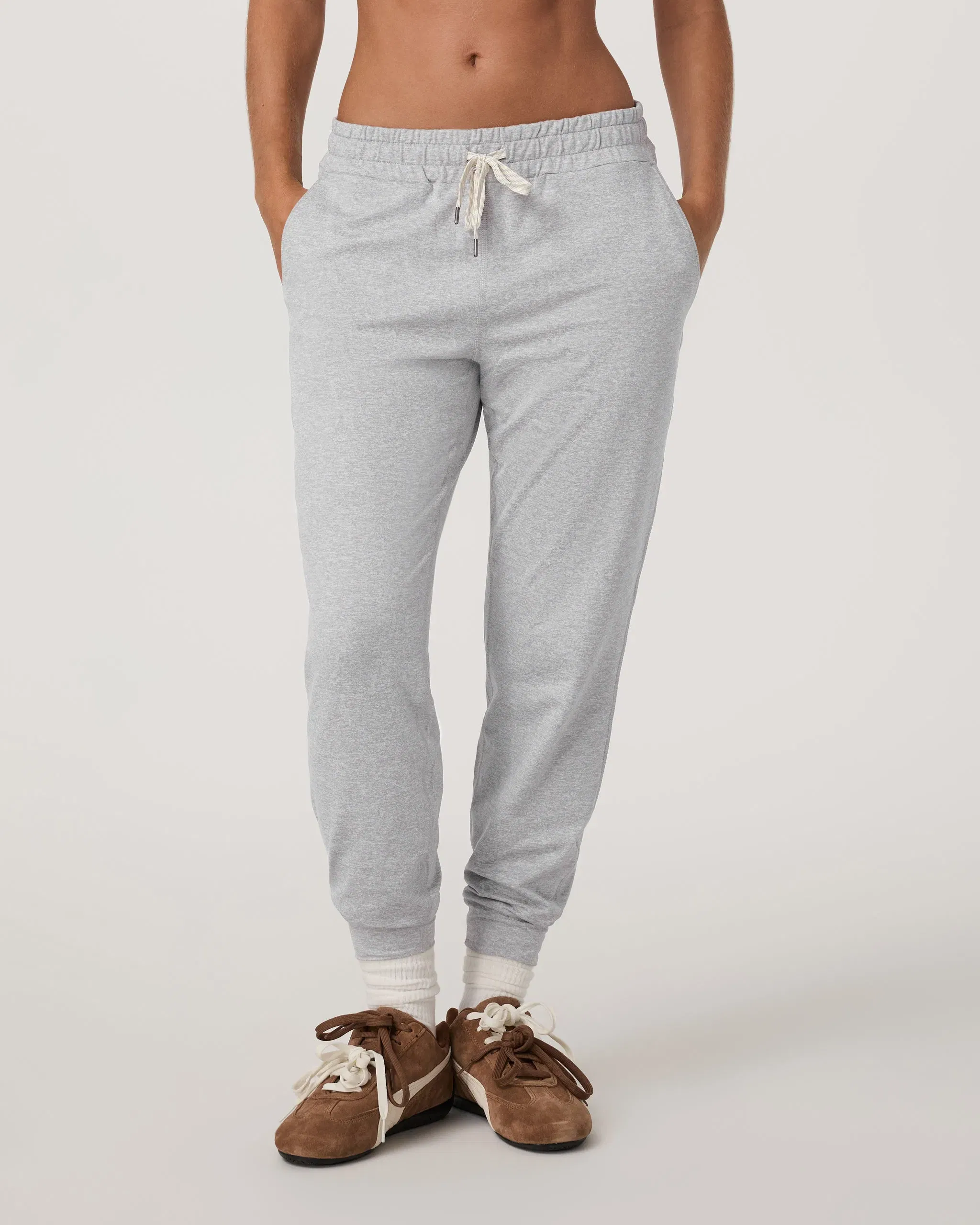 Vuori Performance Jogger - Pale Grey Heather
