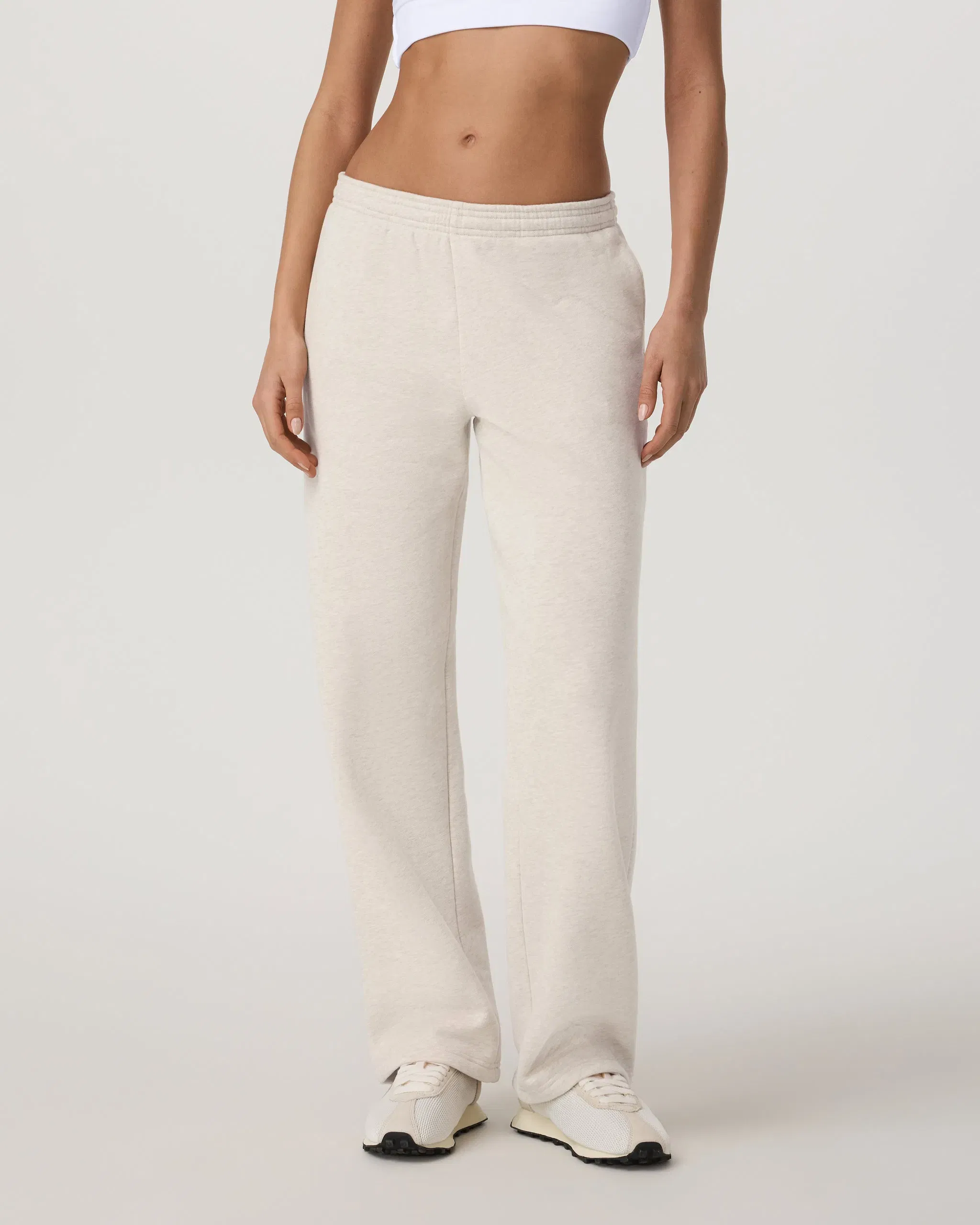 Vuori Restore Straight Leg Sweatpant-Long - Bone Heather