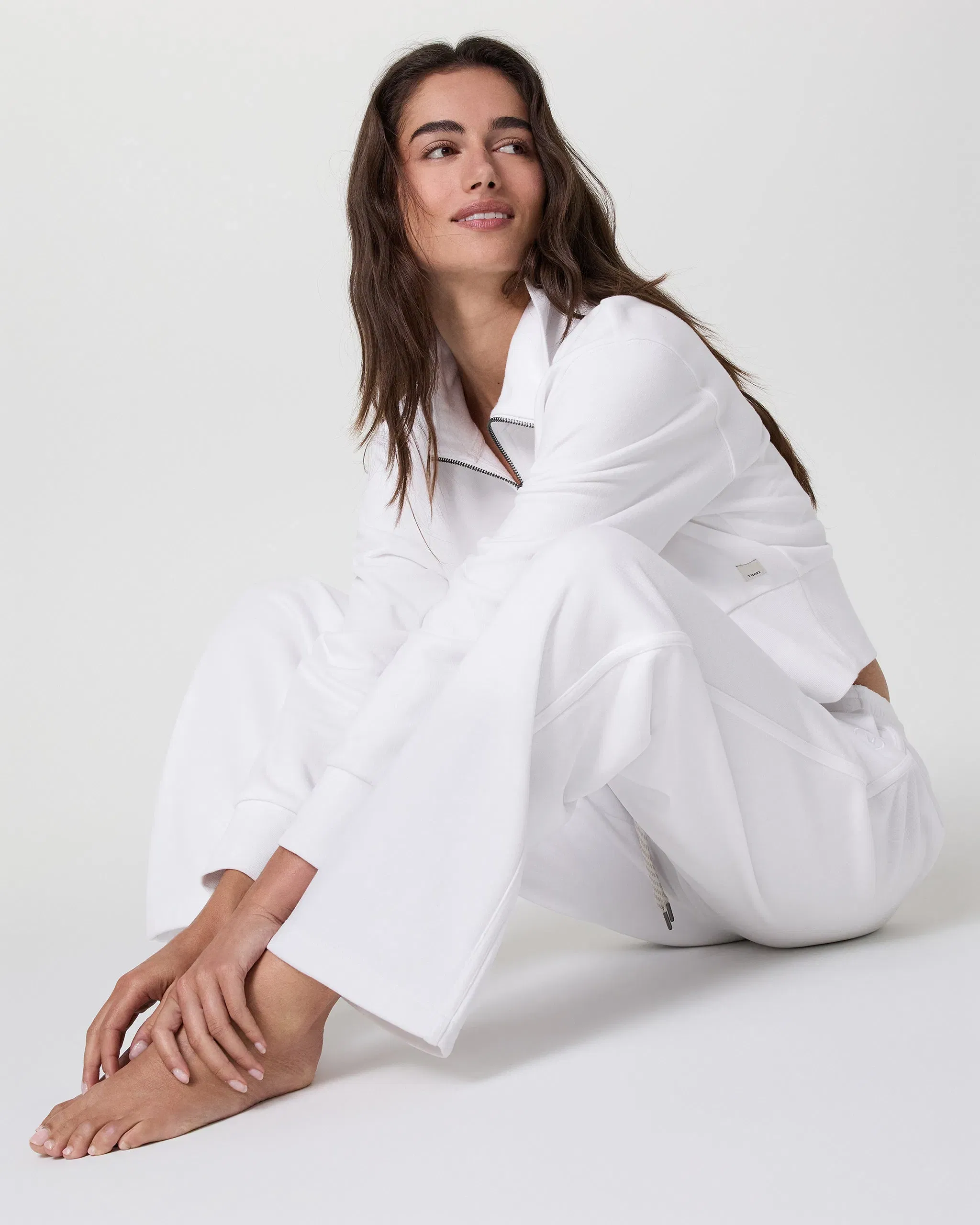 Vuori Sedona Straight Leg Sweatpant - White