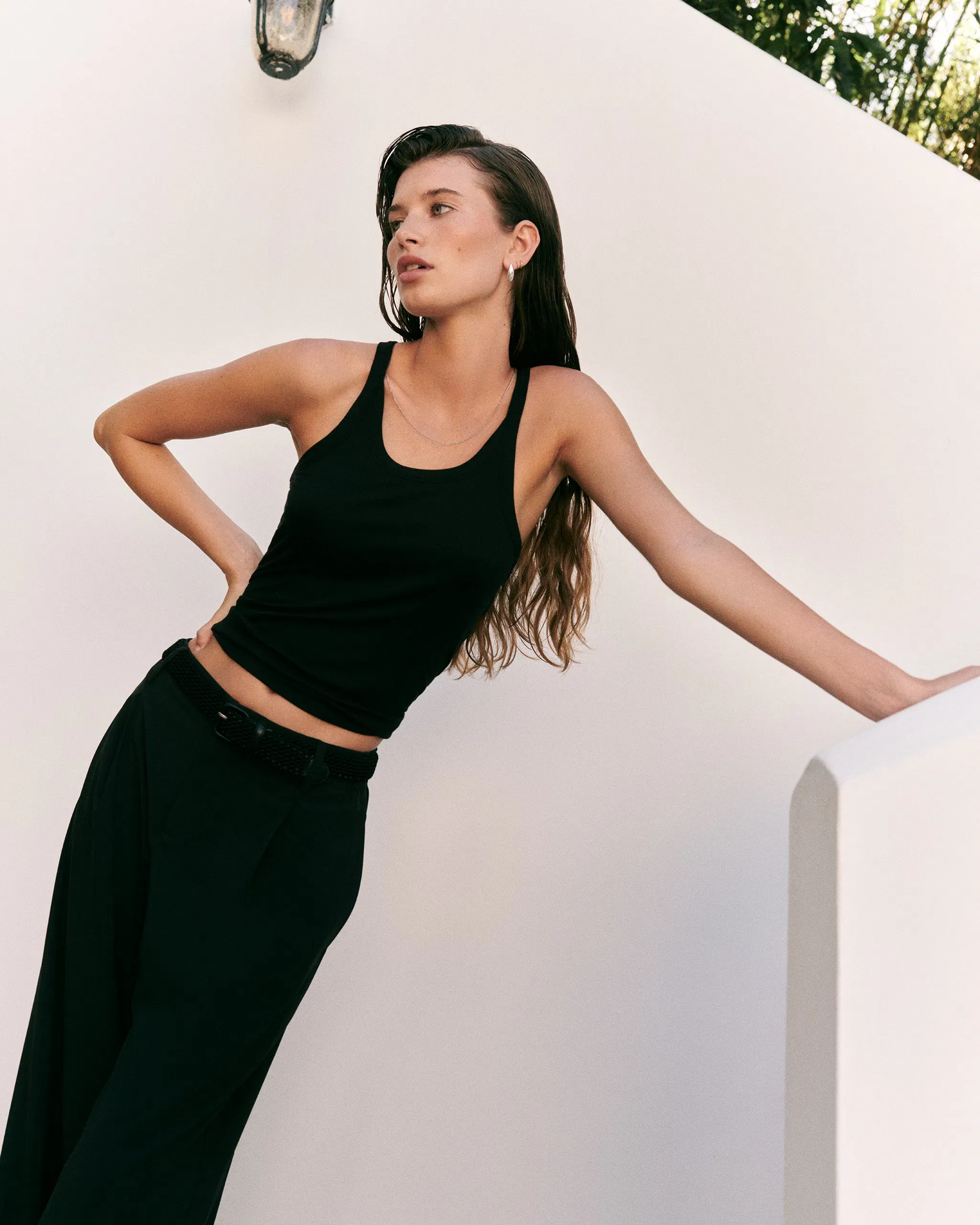 Vuori Cove Layering Tank - Black