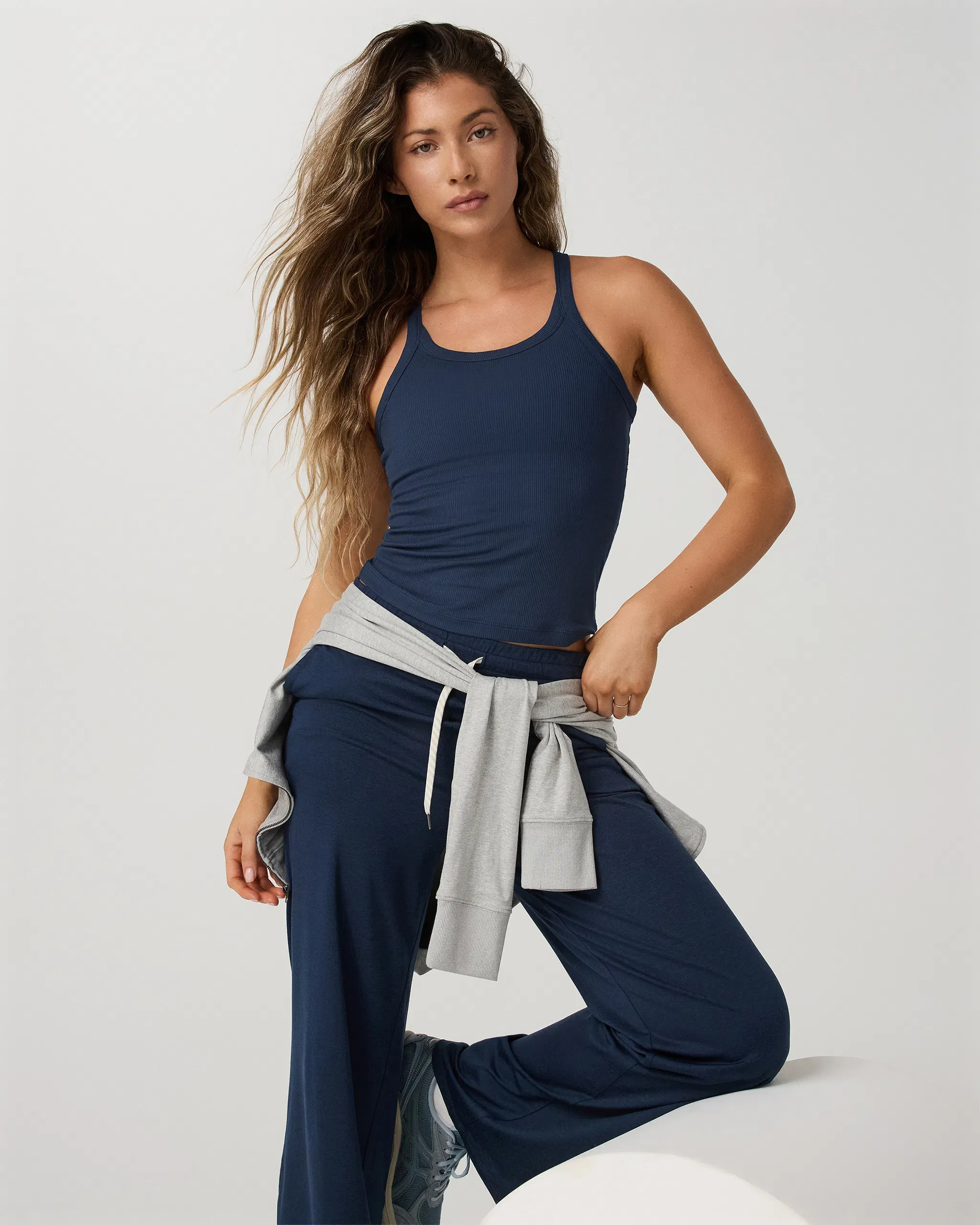 Vuori Cove Layering Tank - Blue Coast