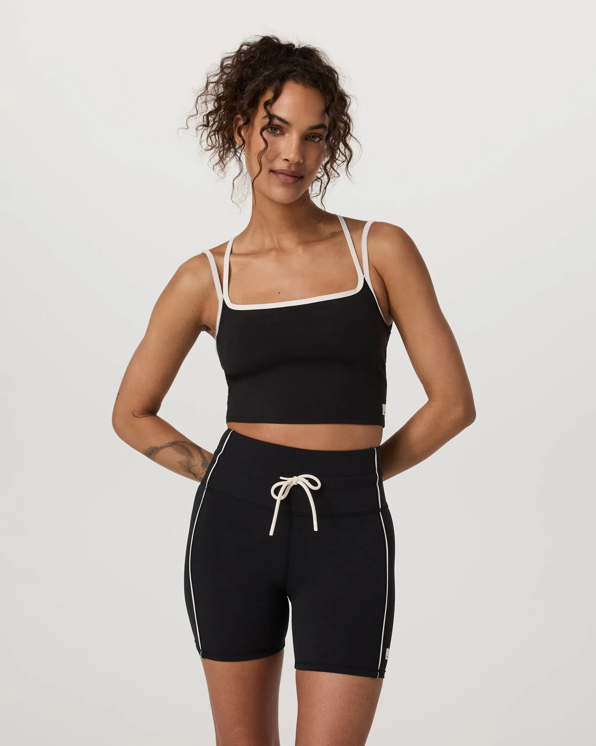 Vuori Daily Layered Tank - Black