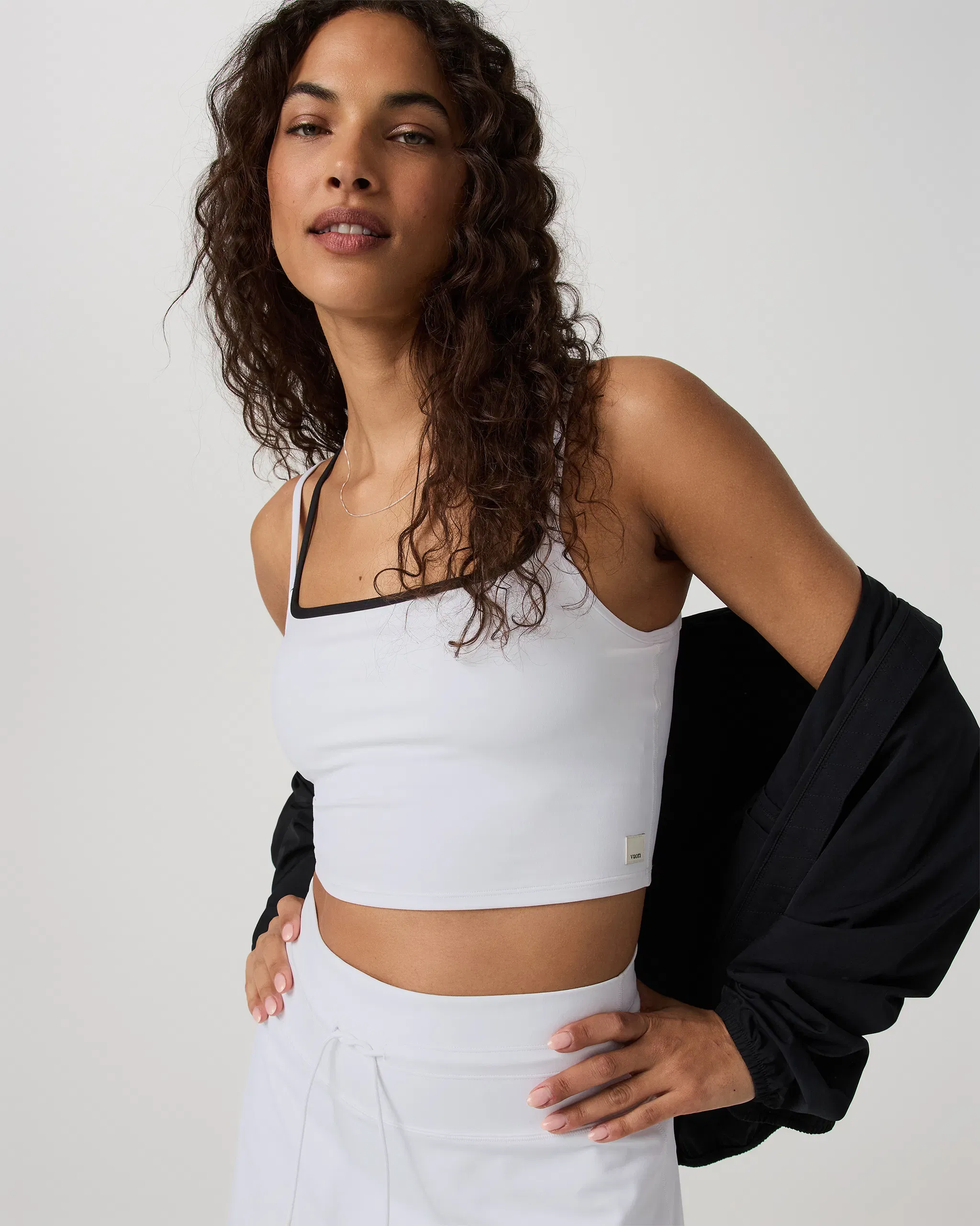 Vuori Daily Layered Tank - White
