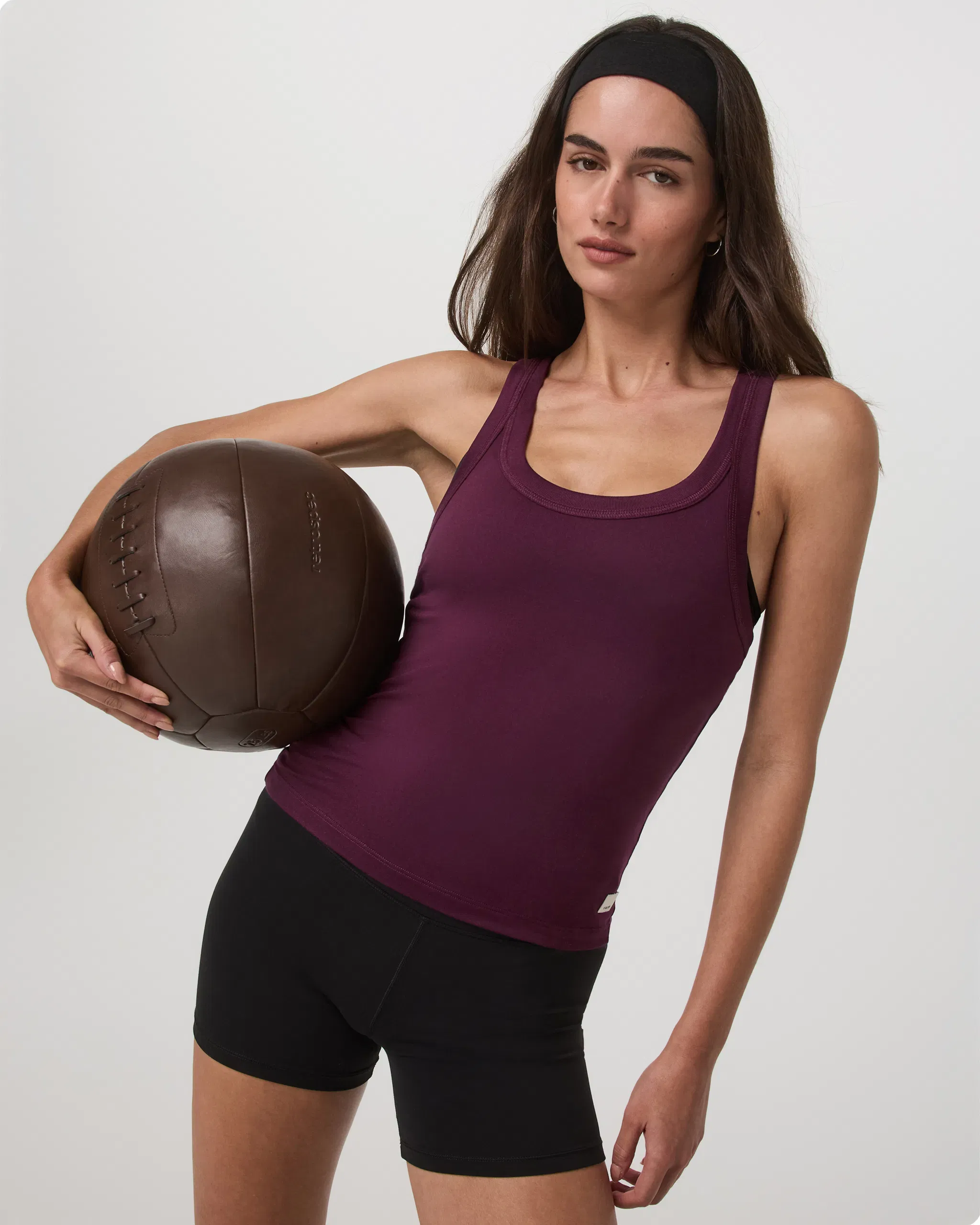 Vuori Energy Racerback Tank - Cerise