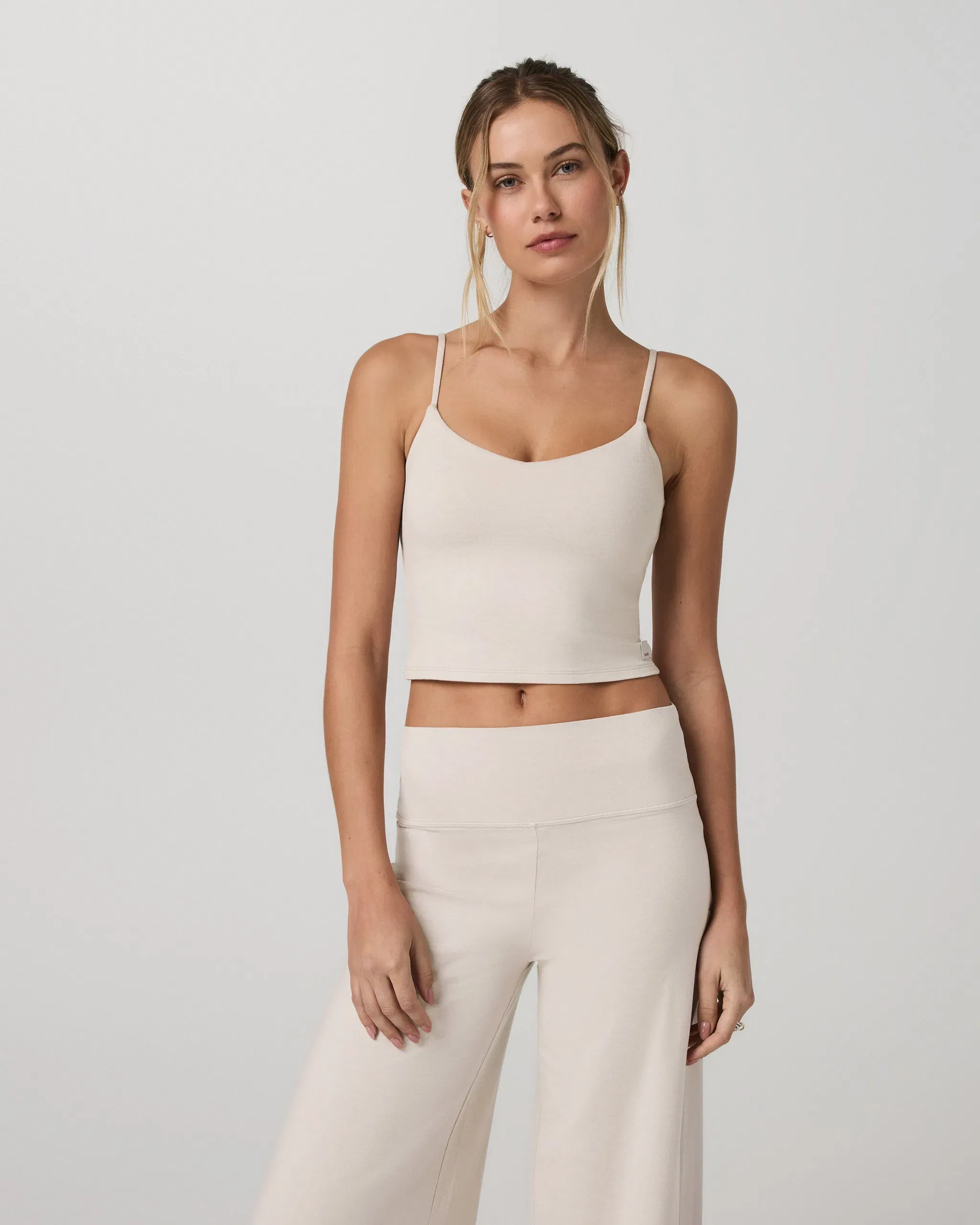 Vuori Halo Cami - Ecru Heather