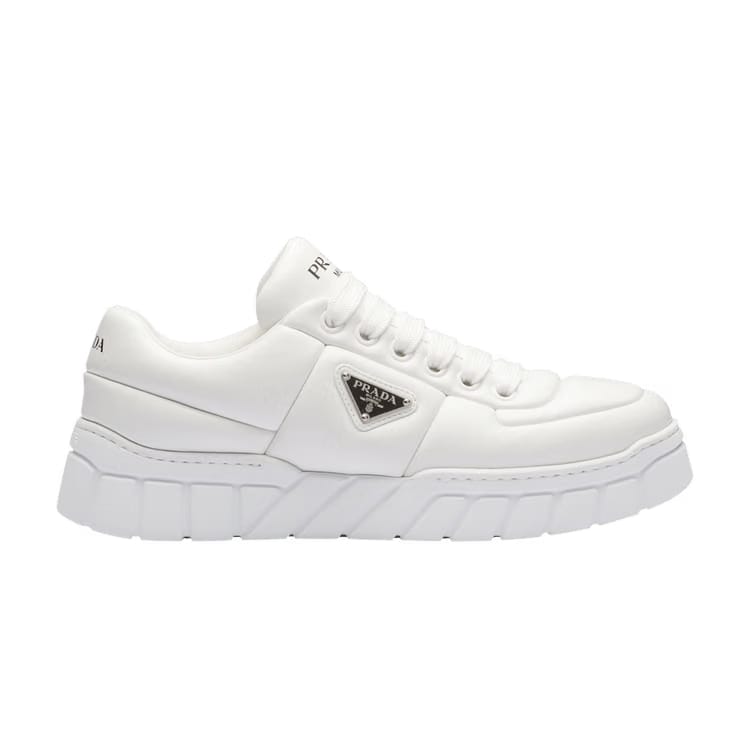 Prada Padded Nappa Leather White