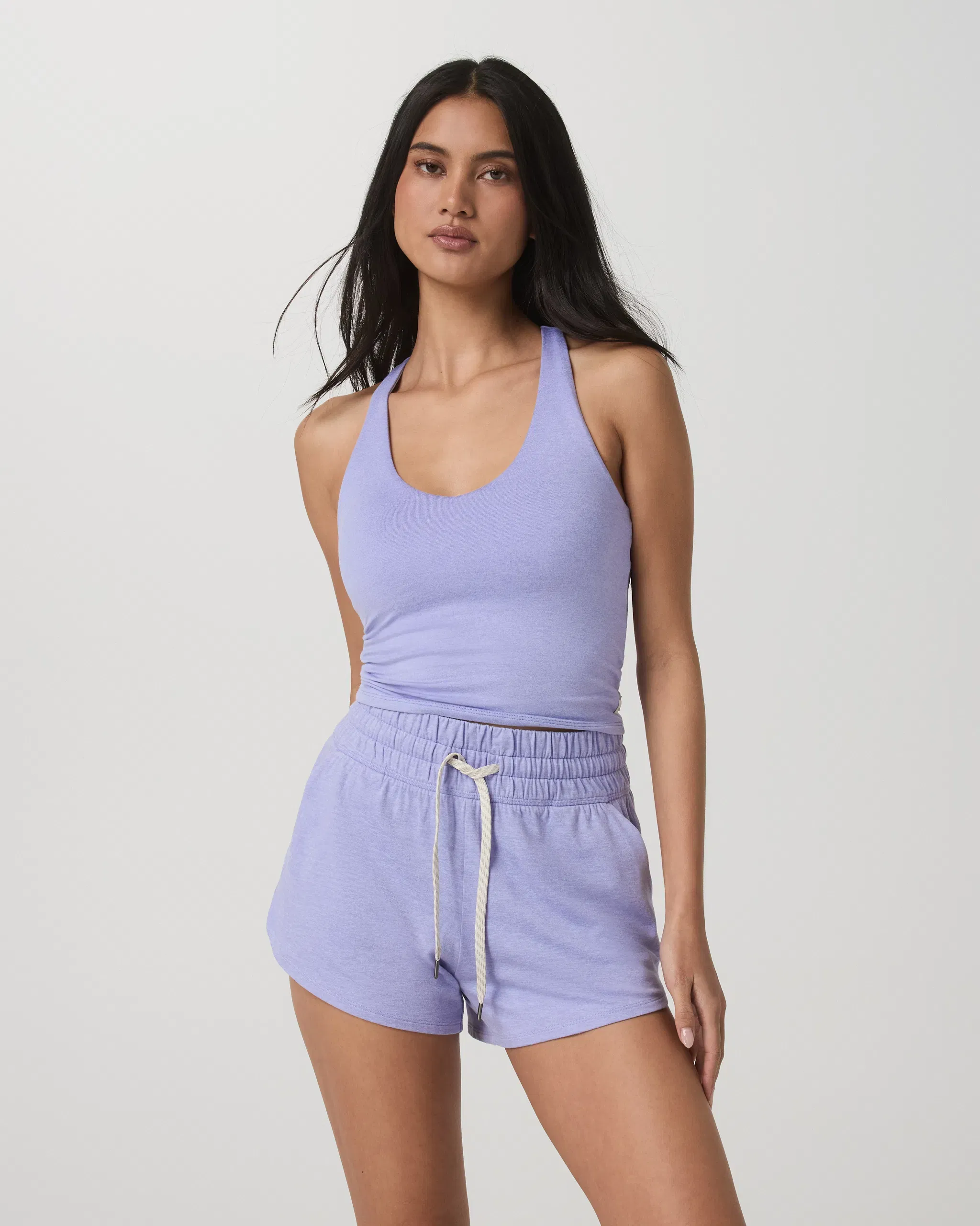 Vuori Halo Performance Crop 2.0 - Hyacinth Heather
