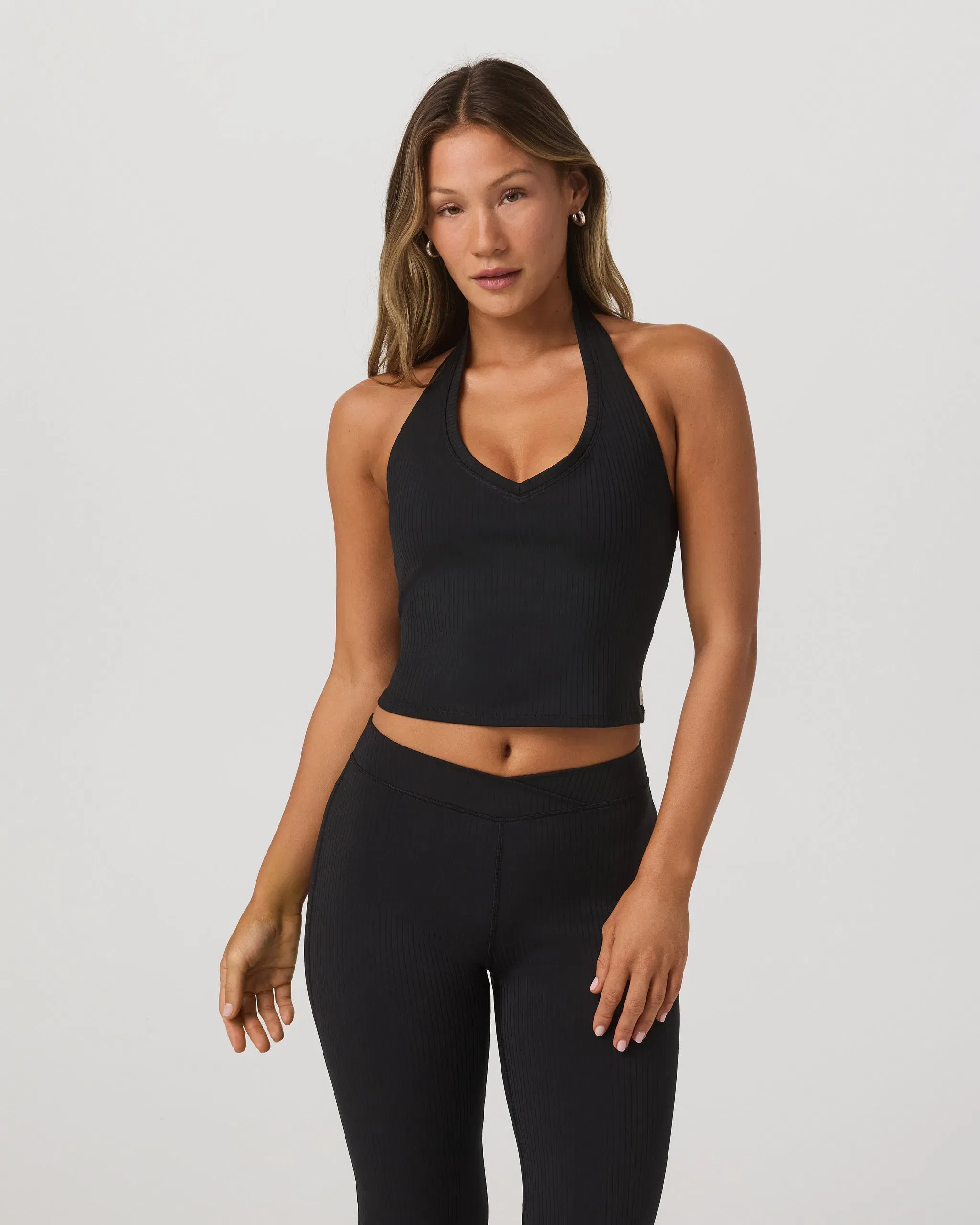 Vuori Inversion Rib Halter - Black