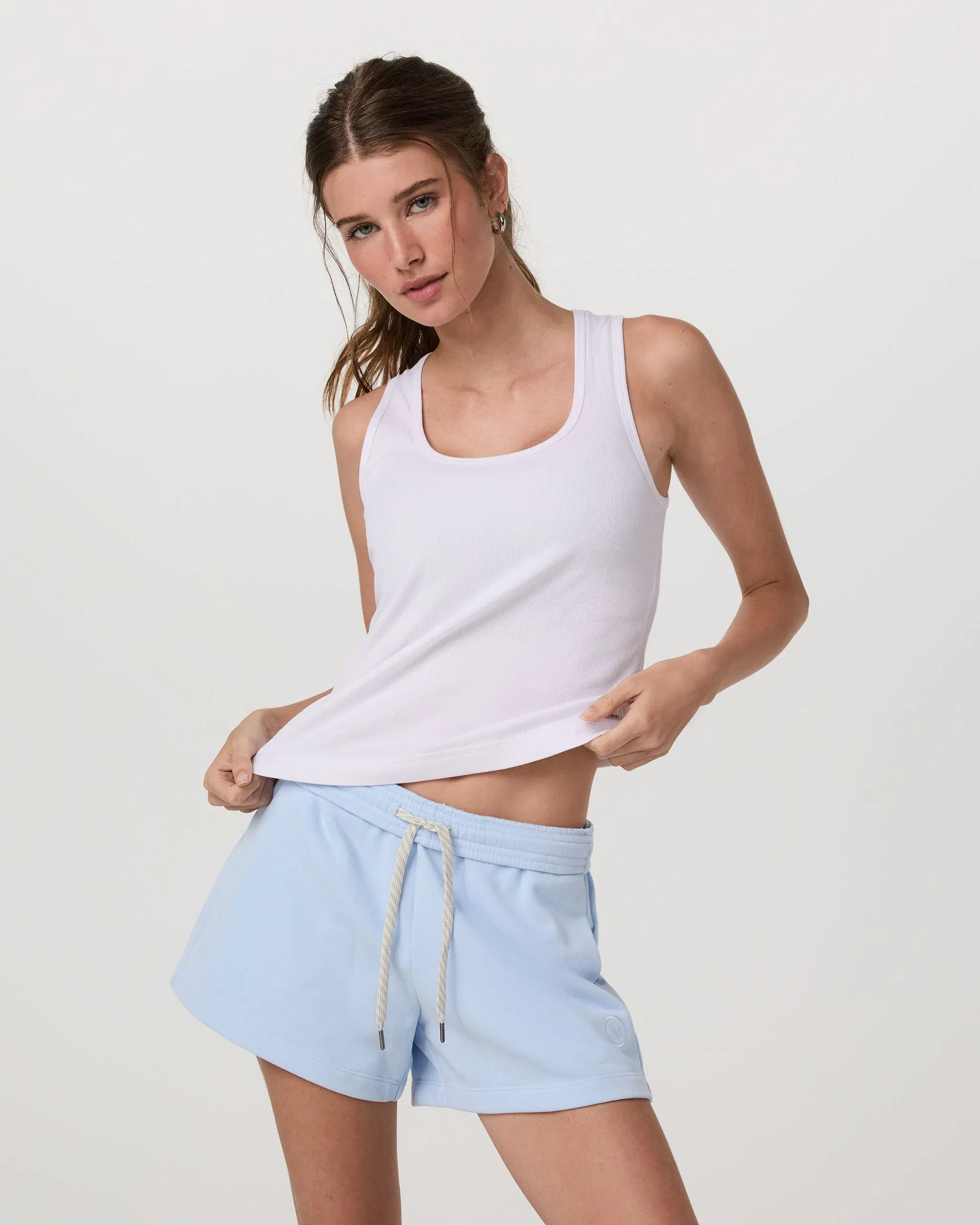Vuori Pose Layering Tank - White