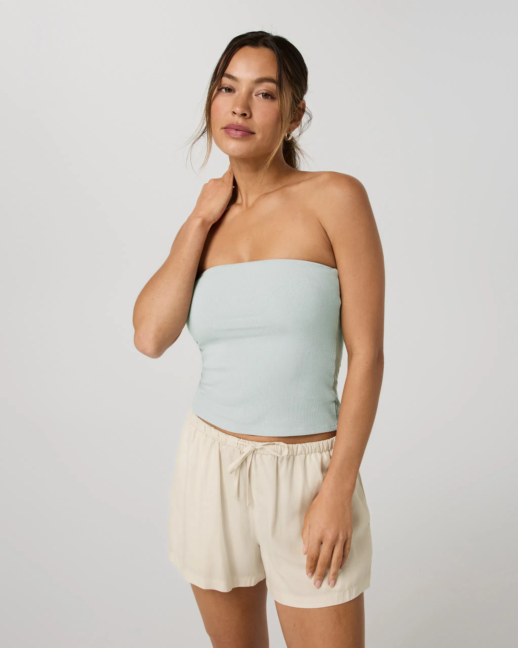 Vuori Pose Tube Top - Storm Blue