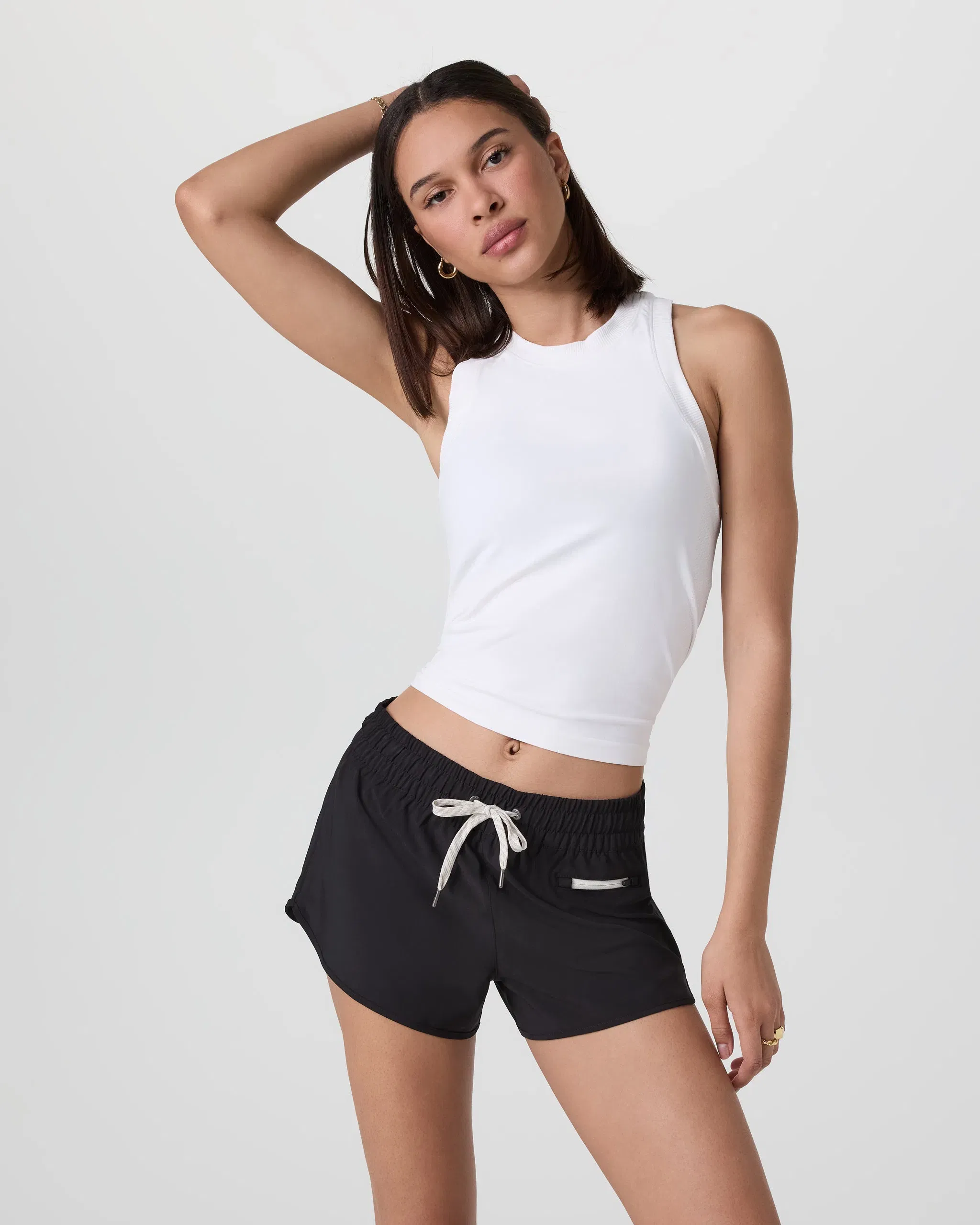 Vuori Seamless Surge Tank - White