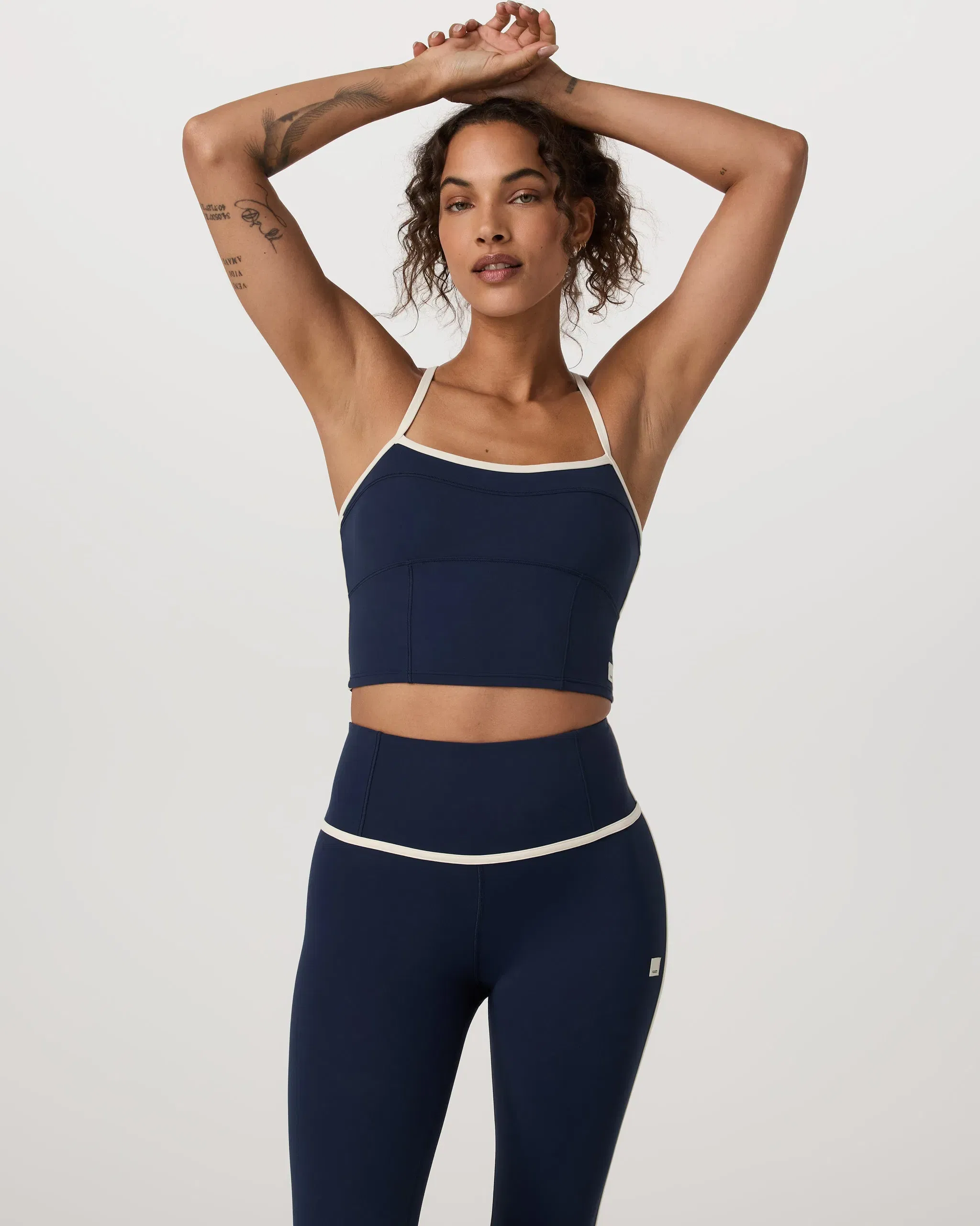 Vuori AllTheFeels™ Corset Tank - Blue Coast