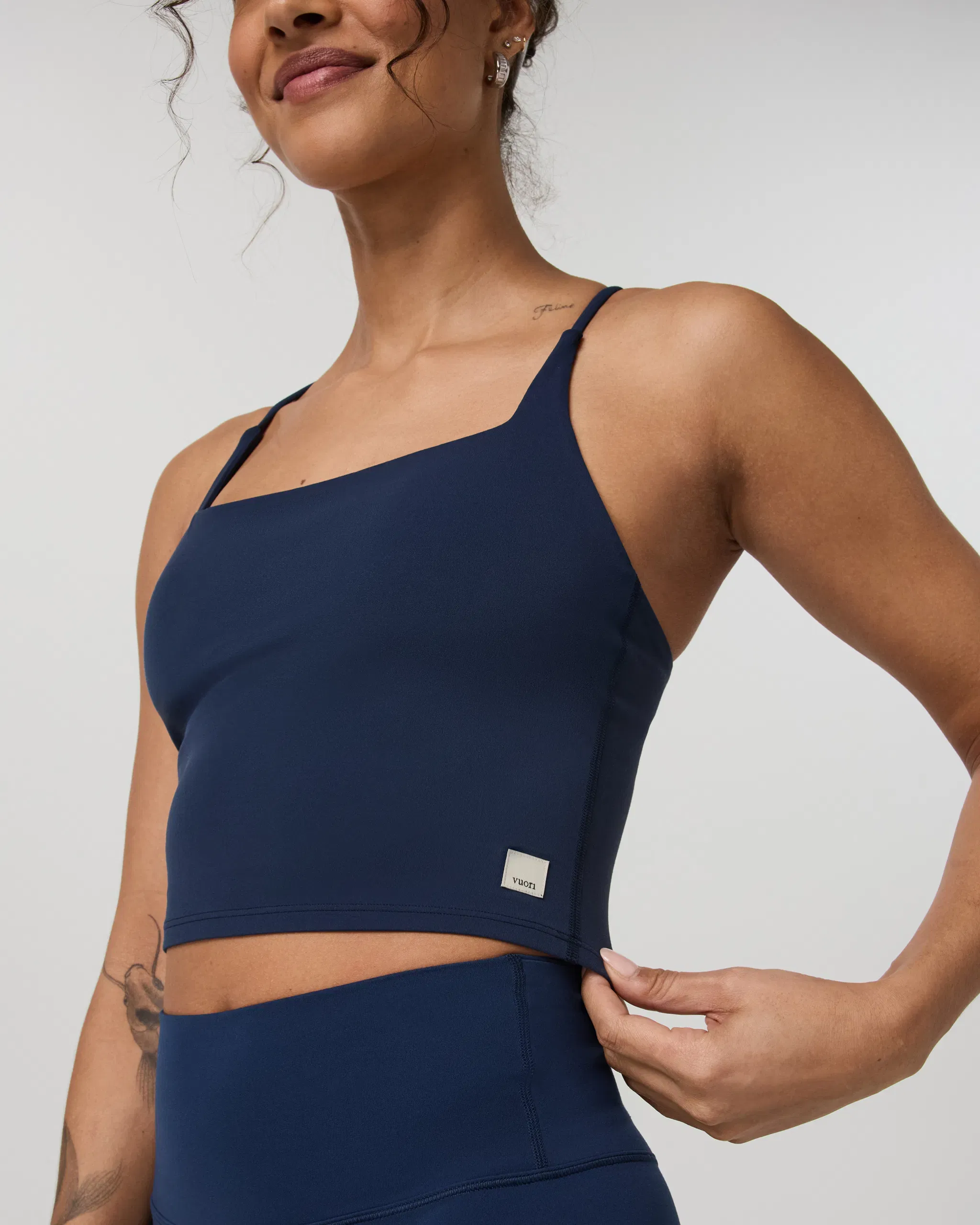 Vuori AllTheFeels™ Strappy Back Tank - Blue Coast