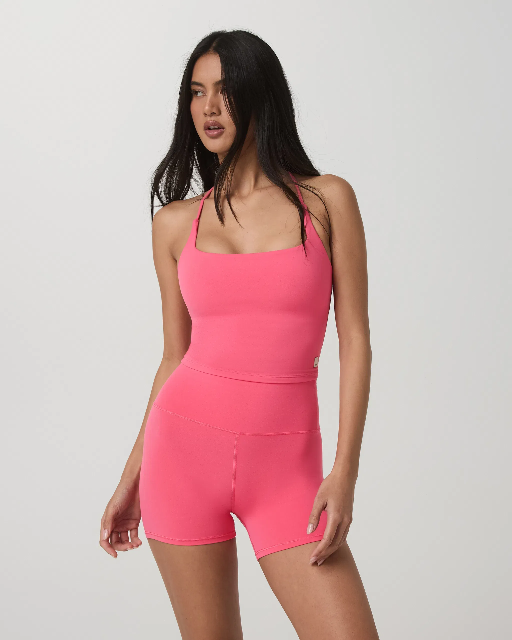 Vuori AllTheFeels™ Strappy Back Tank - Sunset Pink