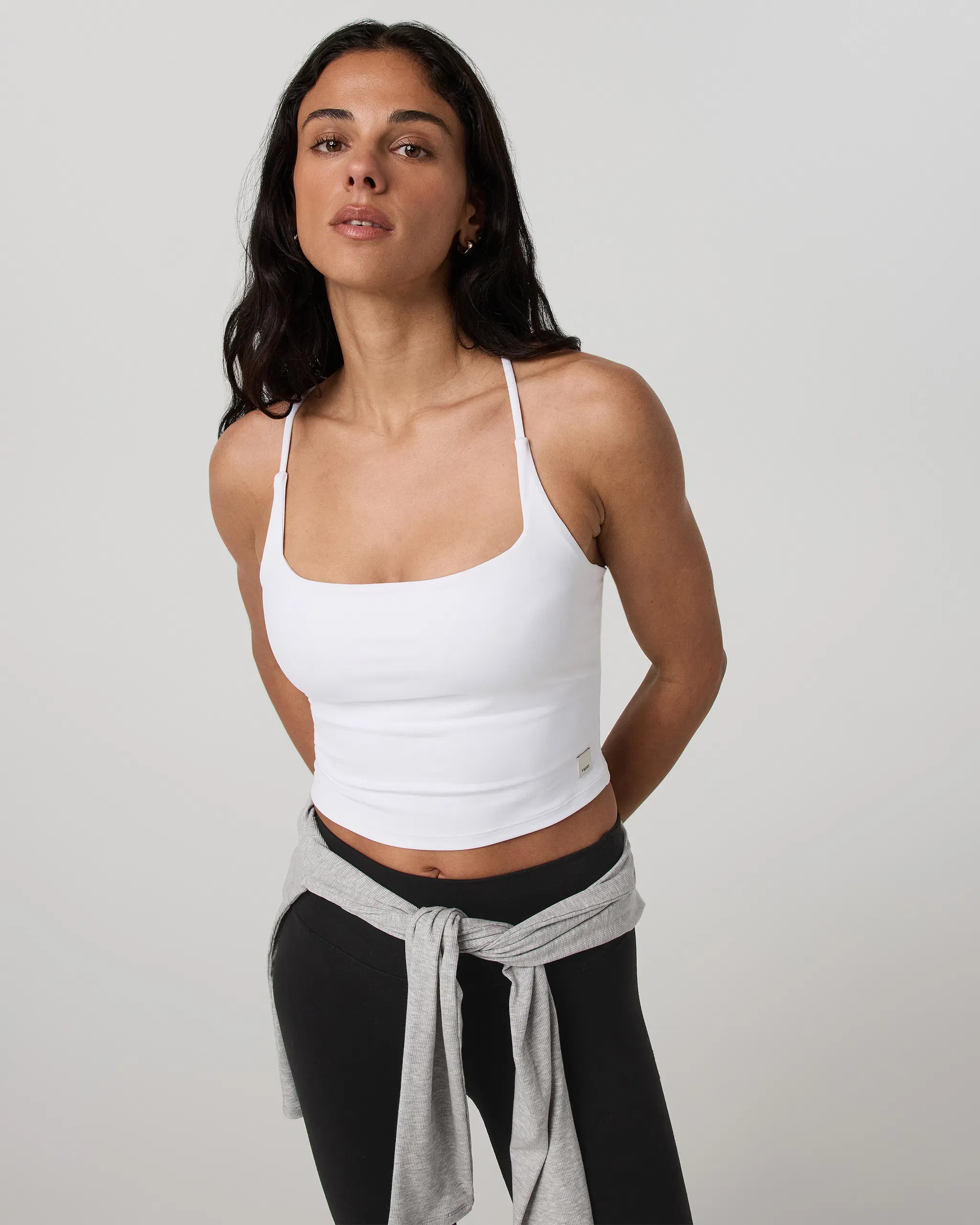 Vuori AllTheFeels™ Strappy Back Tank - White