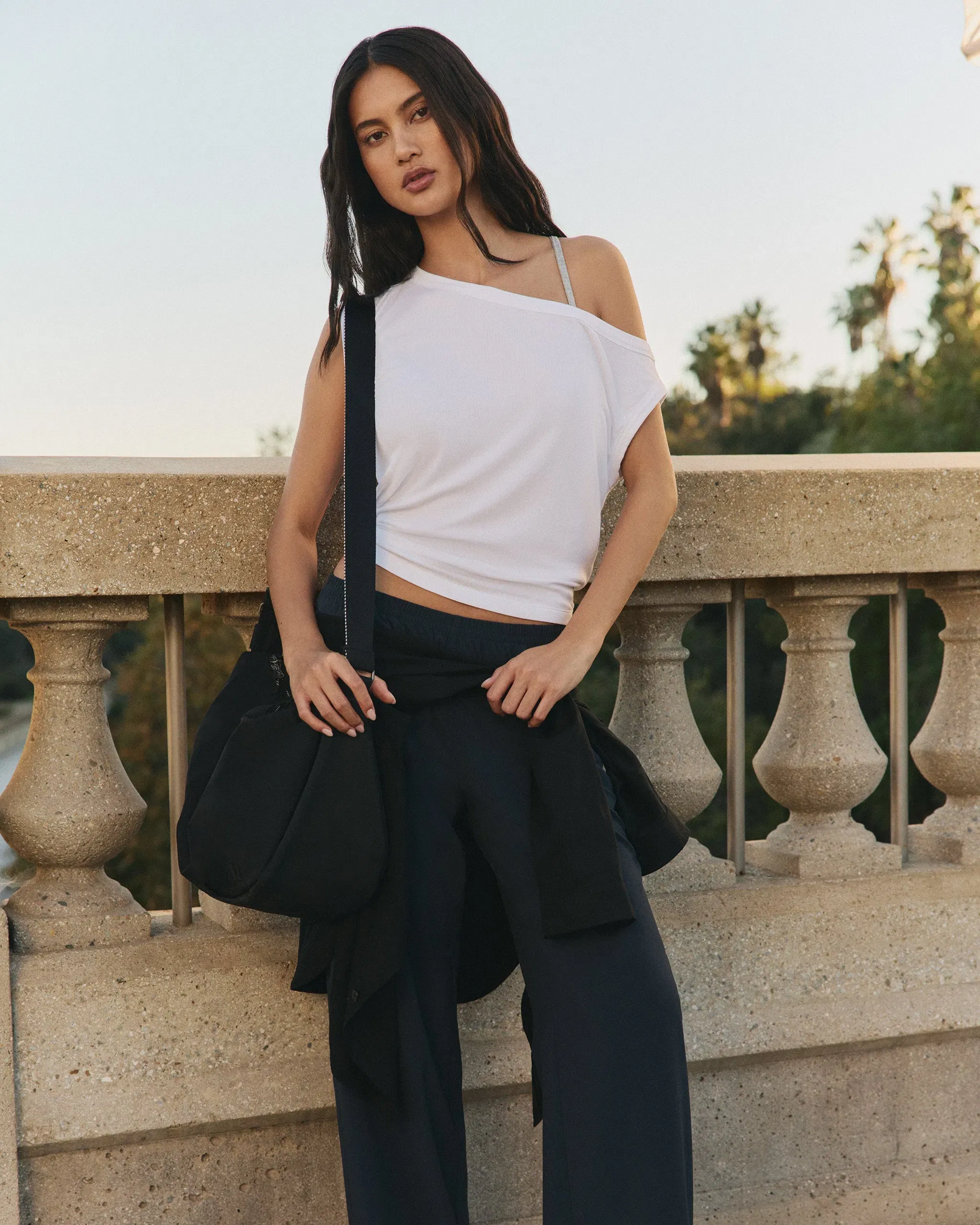 Vuori Cove Asymmetric Top - White