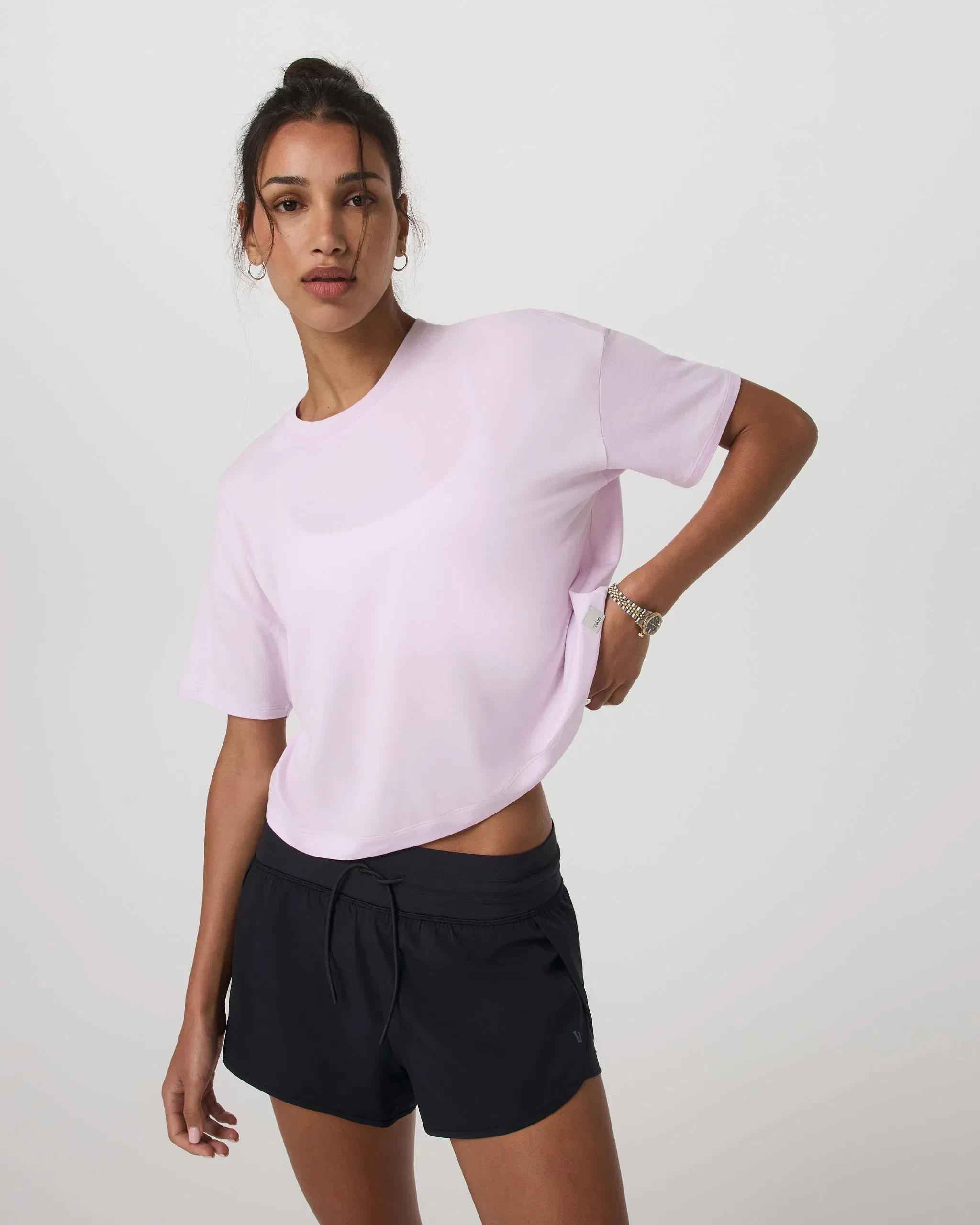 Vuori Energy T-Shirt - Lilac Breeze Heather