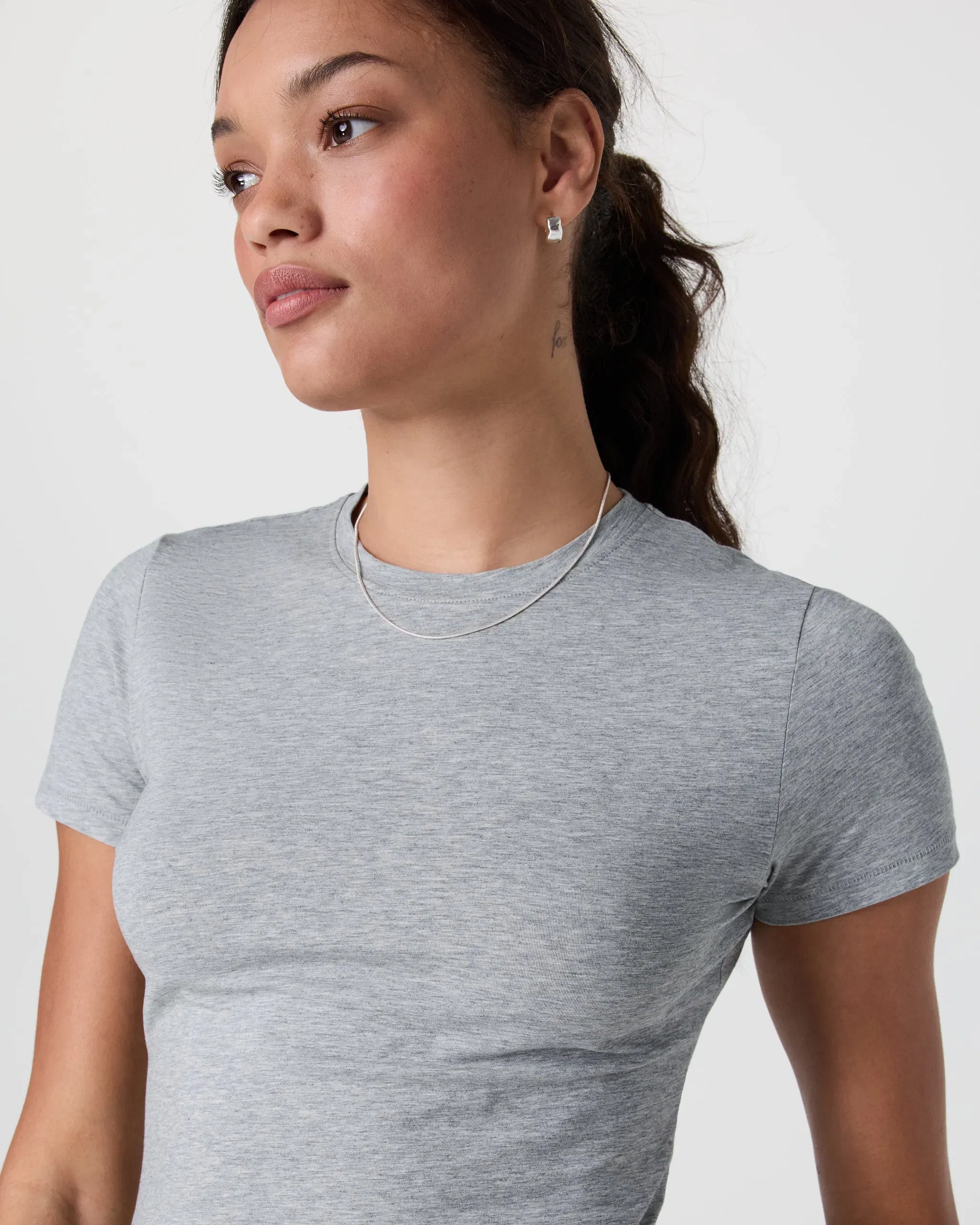 Vuori Feather Baby T-Shirt - Light Heather Grey