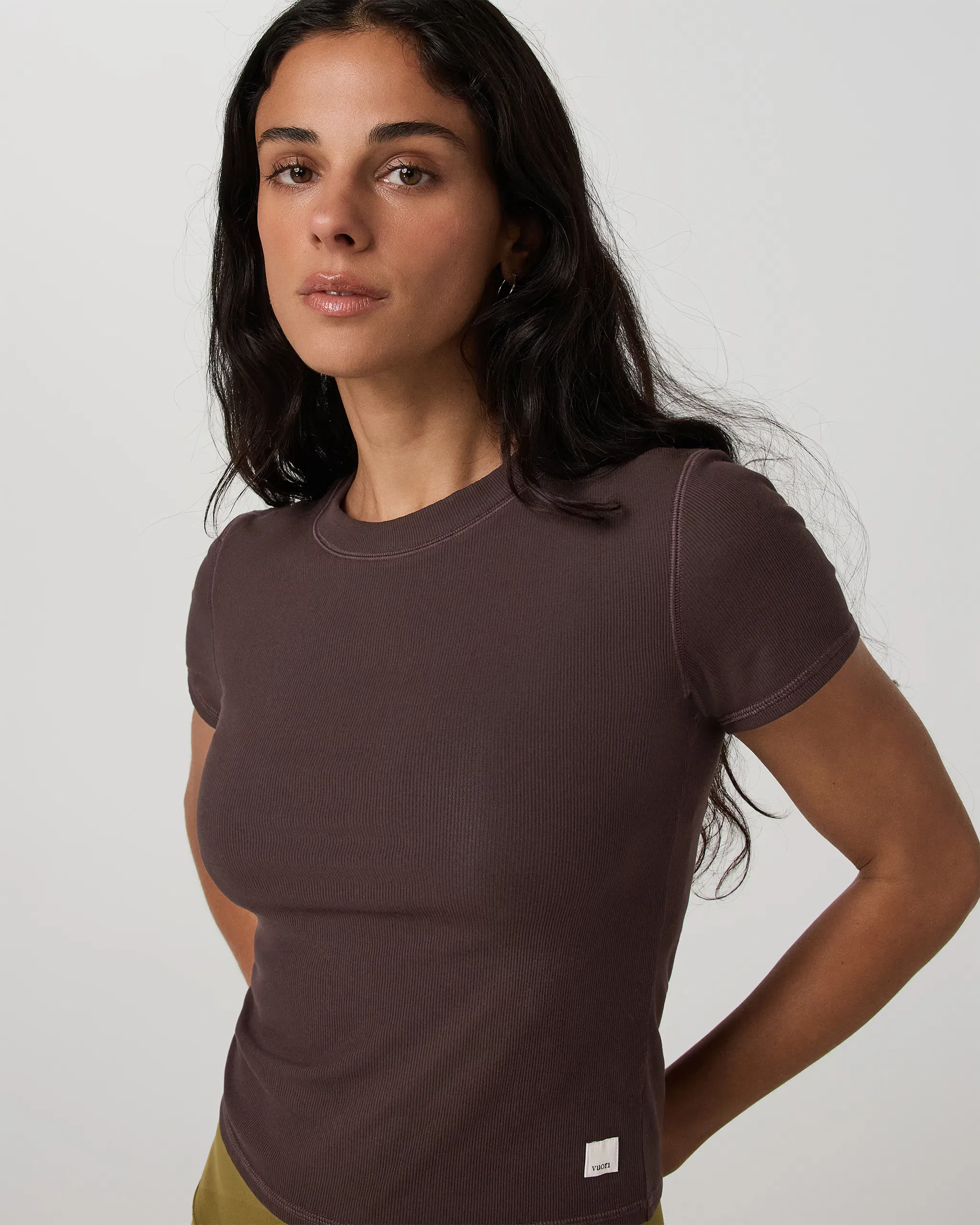 Vuori Pose Fitted T-Shirt - French Roast