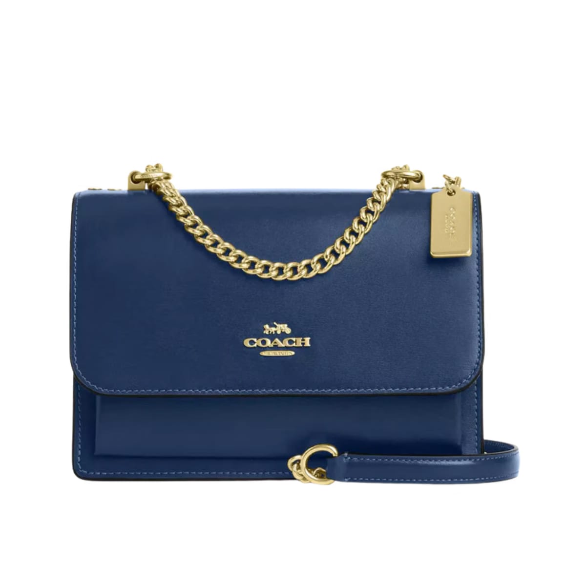Coach Klare Crossbody Bag Gold Deep Blue
