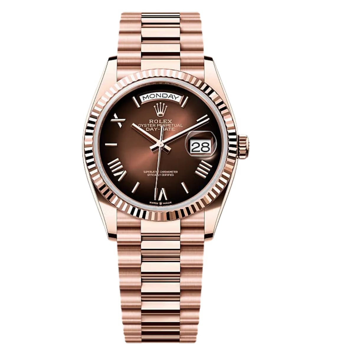 Rolex Day-Date 36 Oyster, 36 mm, Everose goldM128235-0075 RMC M128235-0075