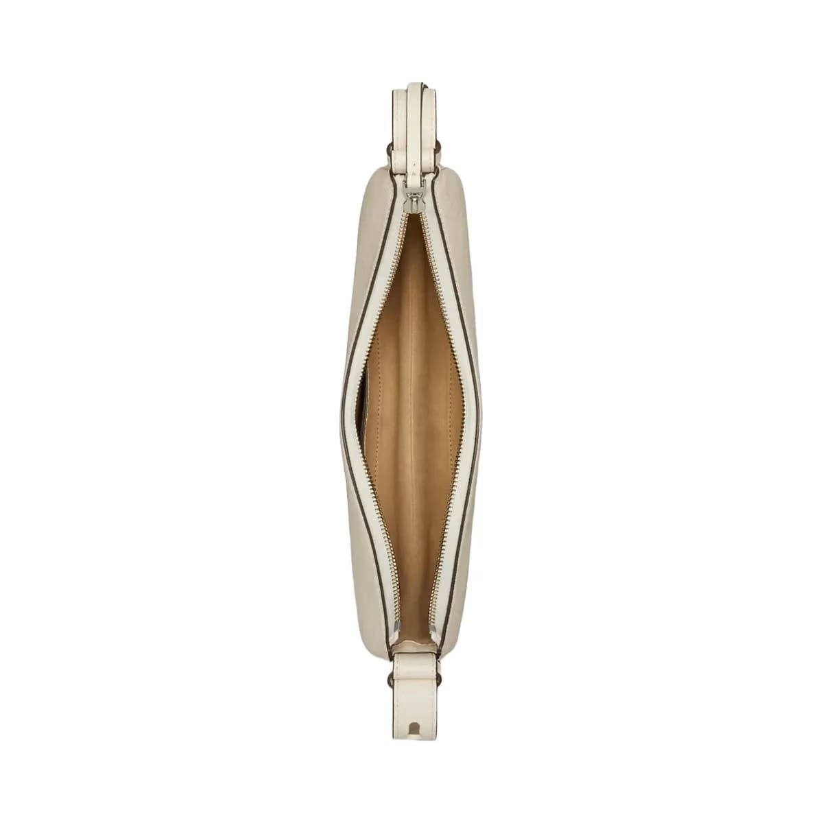 Tory Burch Romy Half Moon Bag Light Cream