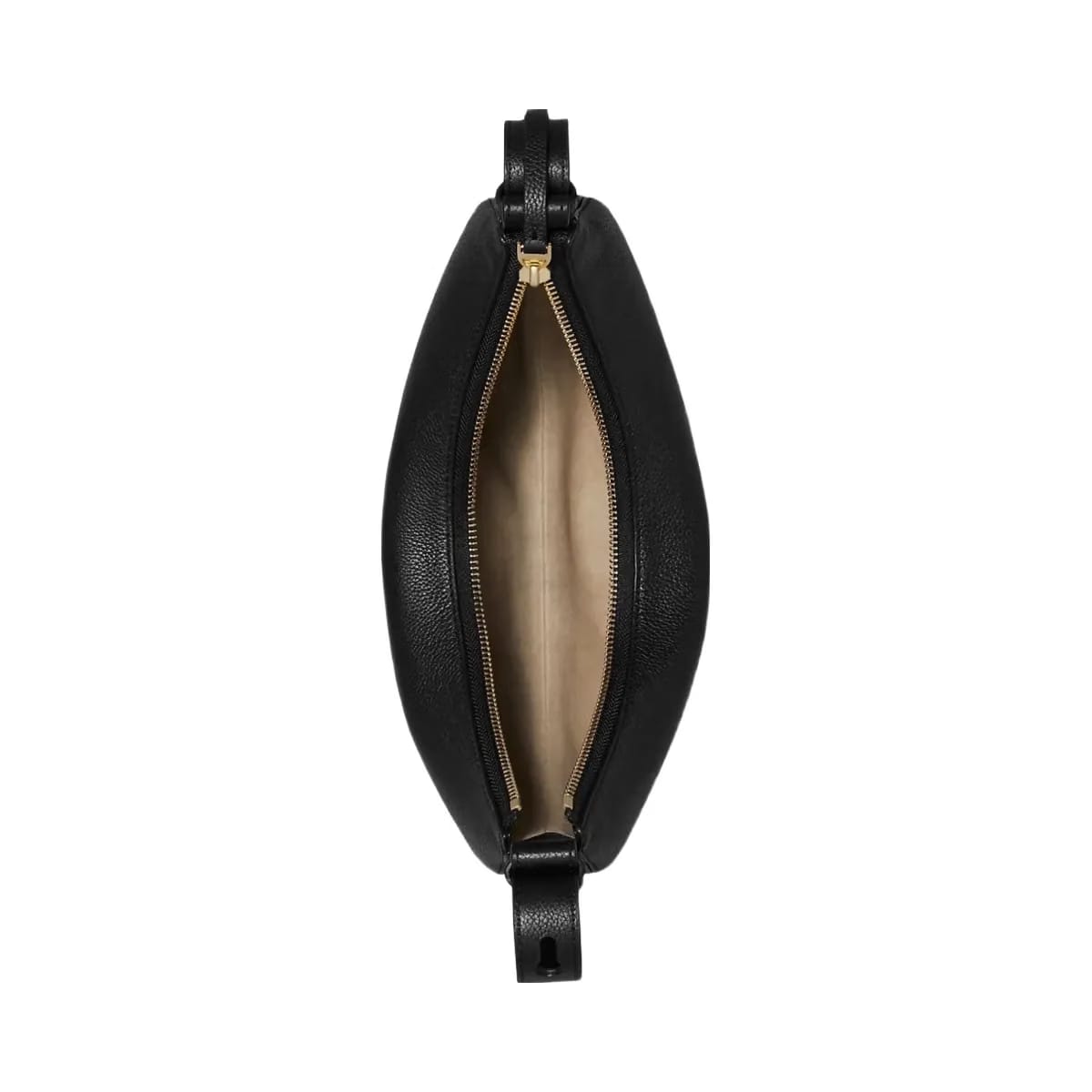 Tory Burch Romy Half Moon Bag Black