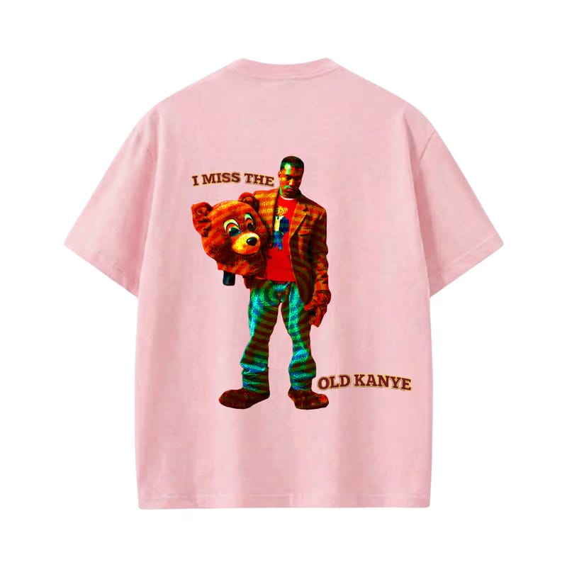 Kanye West I Miss Old Kanye Tshirt (Pink)