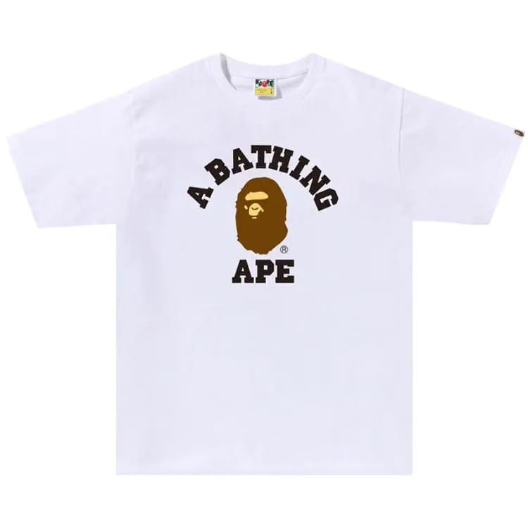 Bape - College T-Shirt White