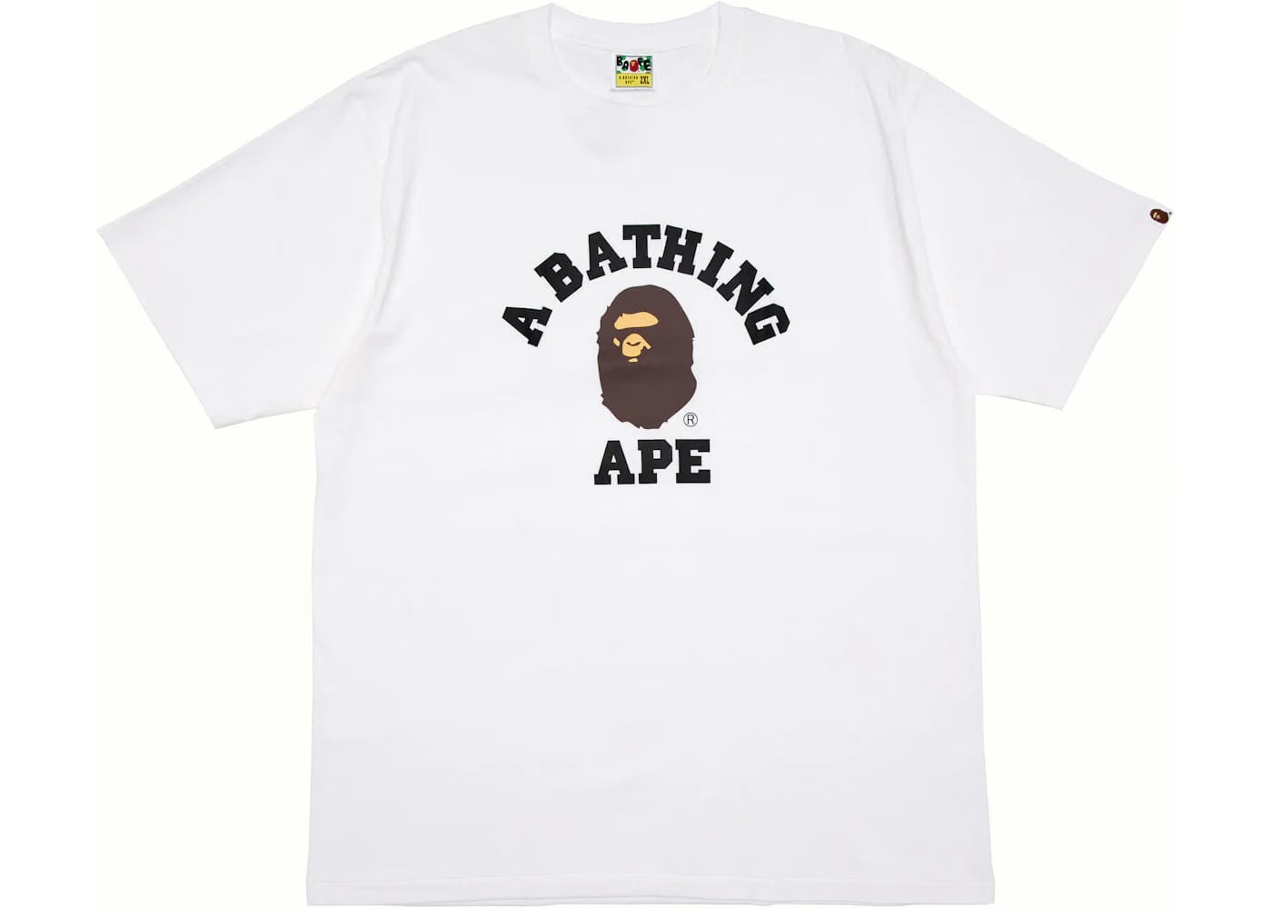 Bape - College T-Shirt White