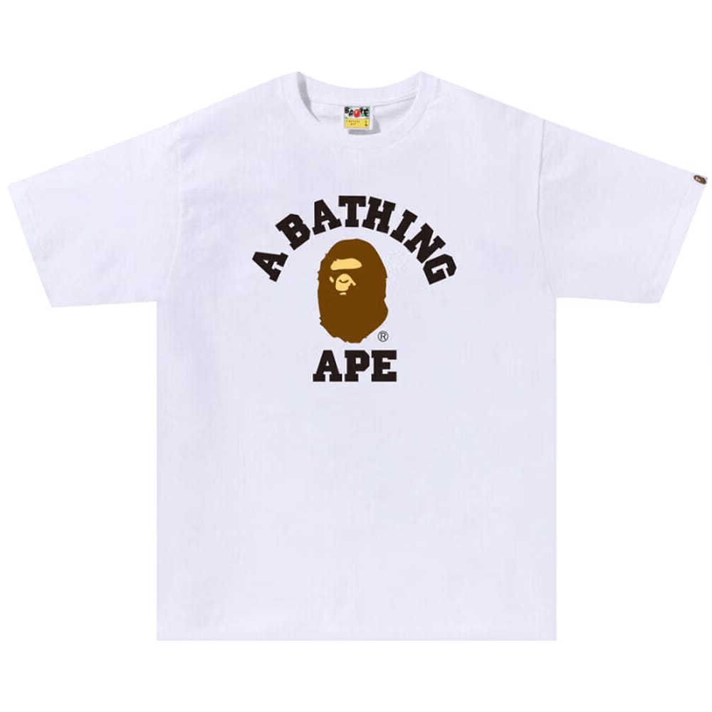 Bape - College T-Shirt White
