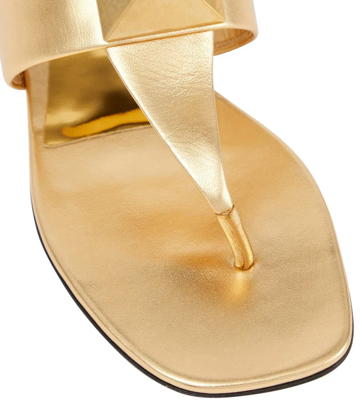 Valentino Garavani One Stud leather thong sandals