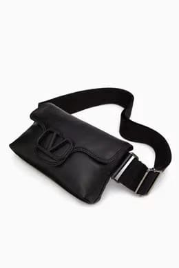 Valentino Garavani Noir Shoulder Bag in Nappa Leather
