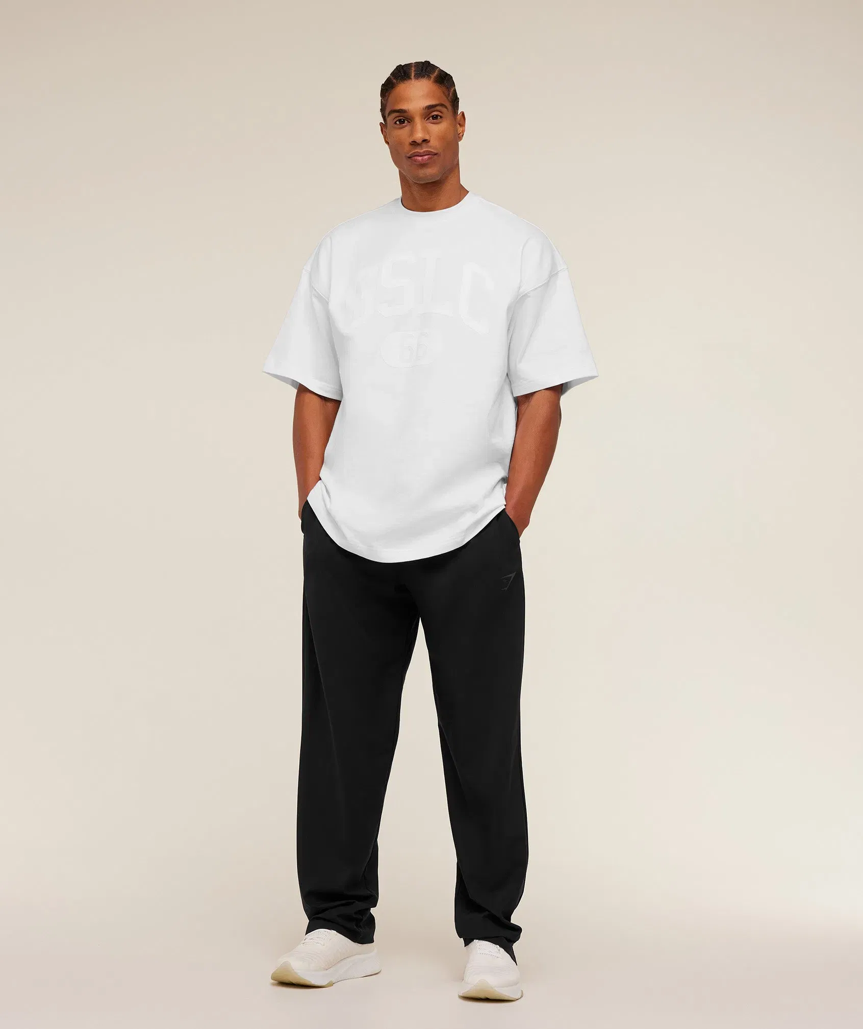 Gymshark Arrival Contrast Pants - Black/Onyx Grey