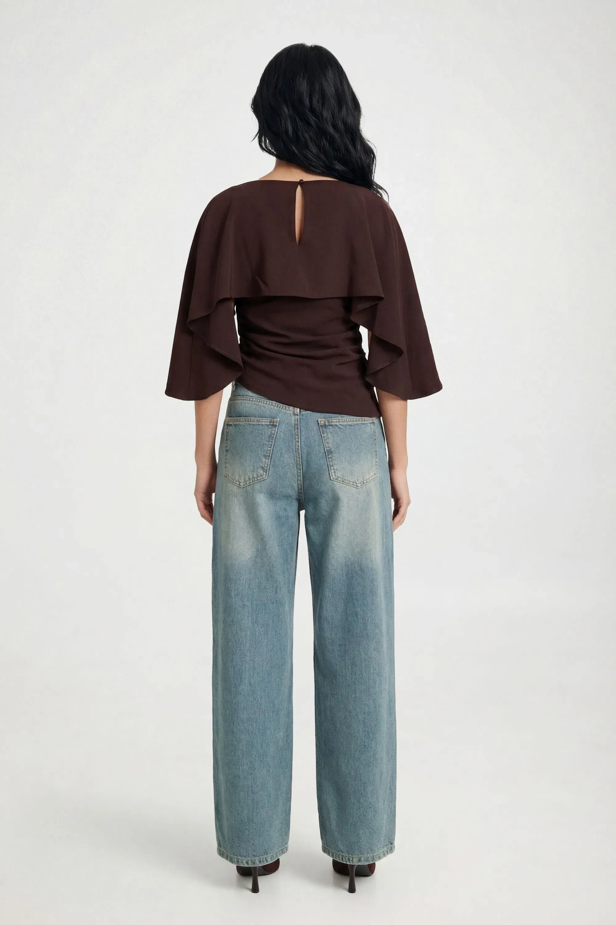 Cape Overlay Top