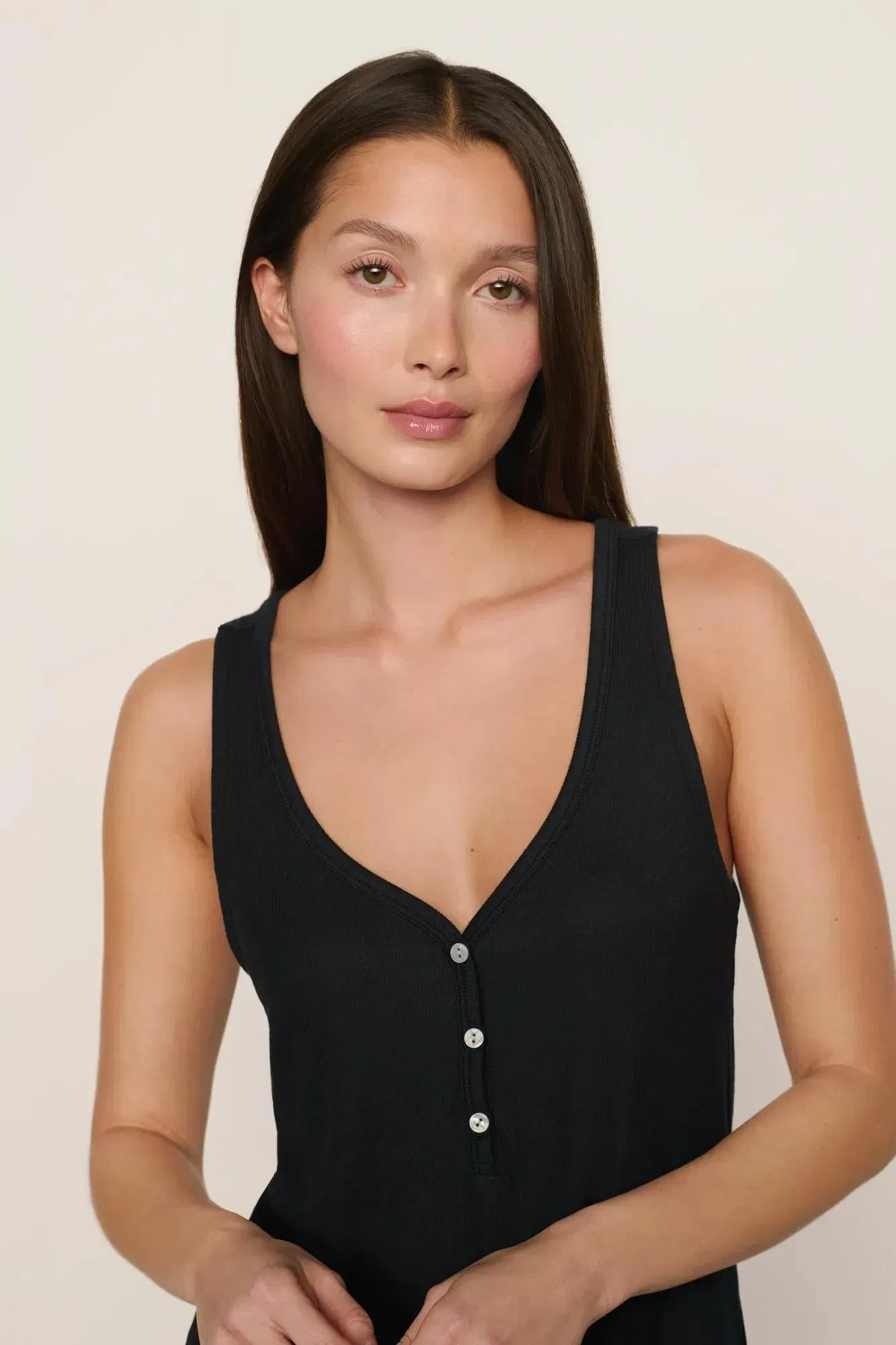 Dream Rib V Neck Tank