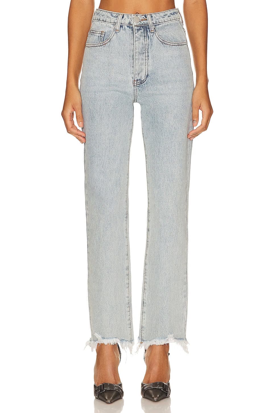 superdown Marilyn Denim Jean in Light Blue Wash