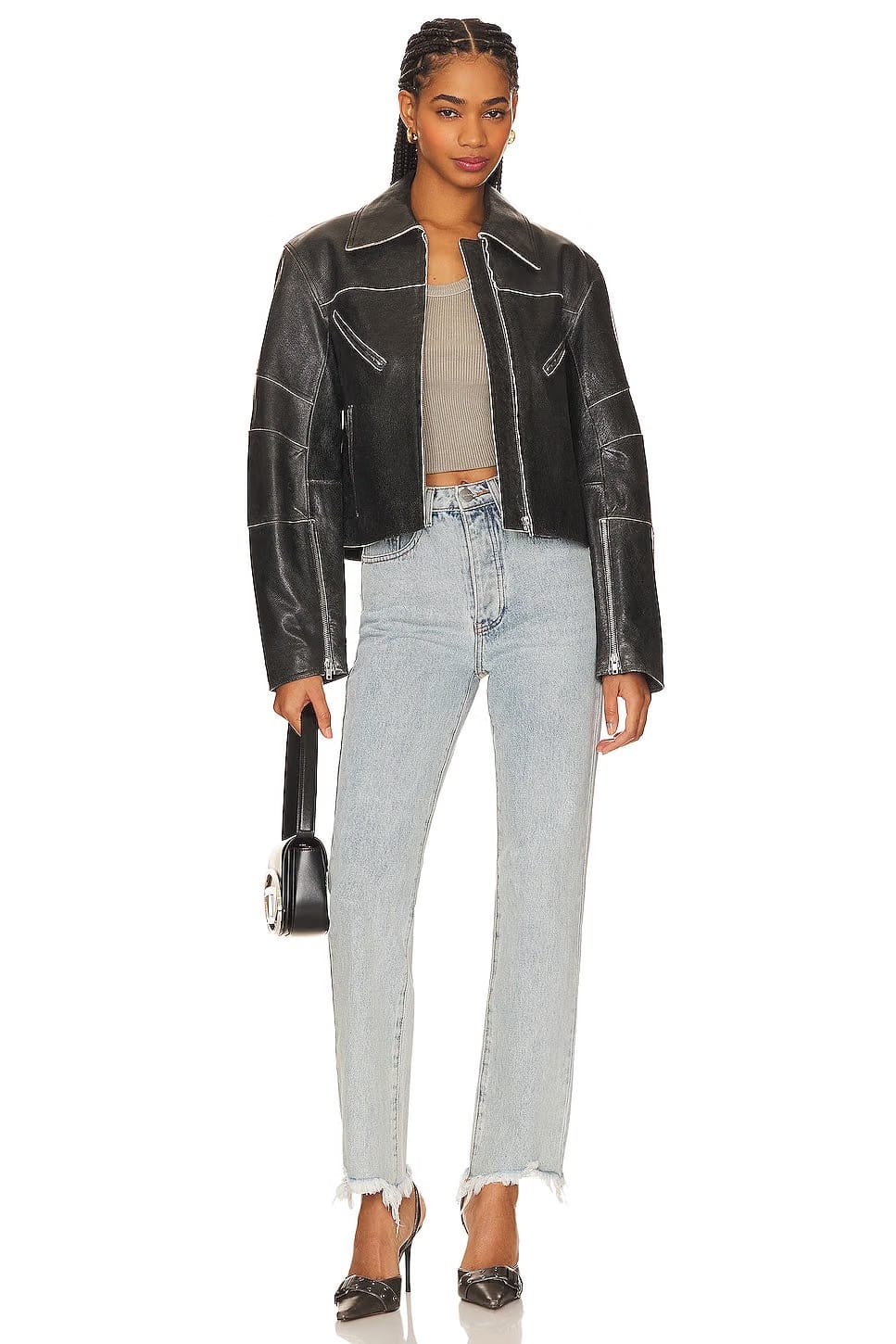 superdown Marilyn Denim Jean in Light Blue Wash
