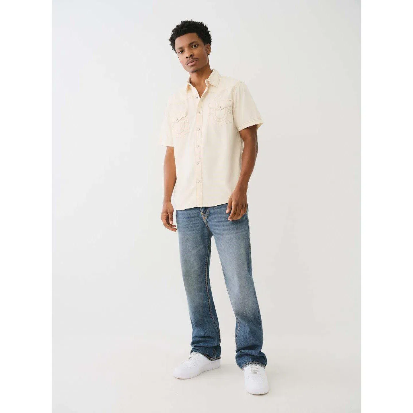 TR Short Sleeve Dyed Western Shirt
