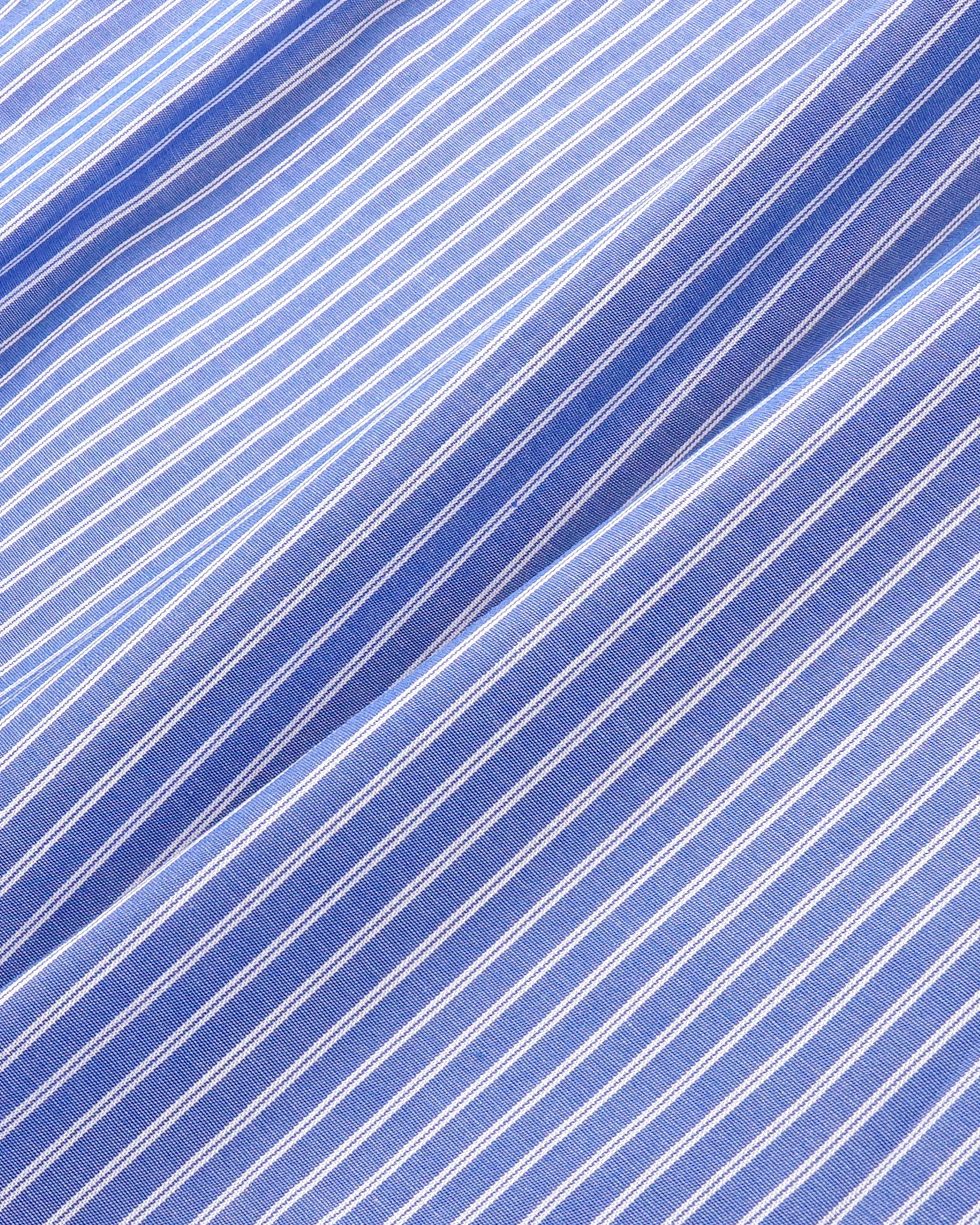 SRC Oversized Shirt - Navy Stripe