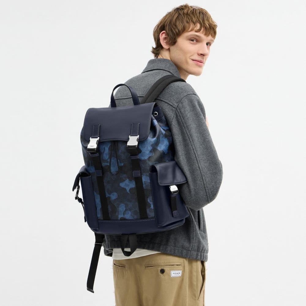Clark Backpack In Signature Camo Print