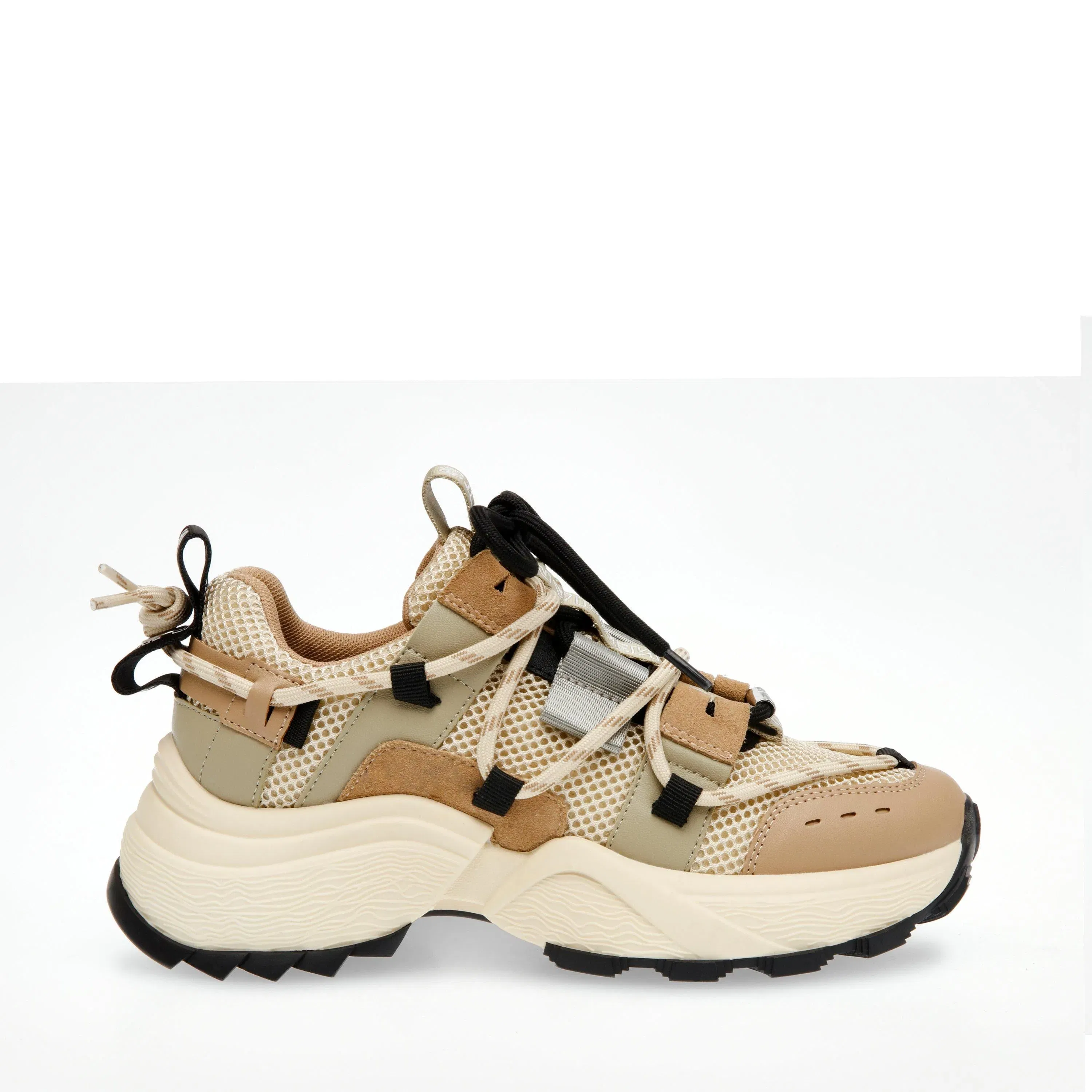 Tazmania Platform Lace-Up Chunky Trainers