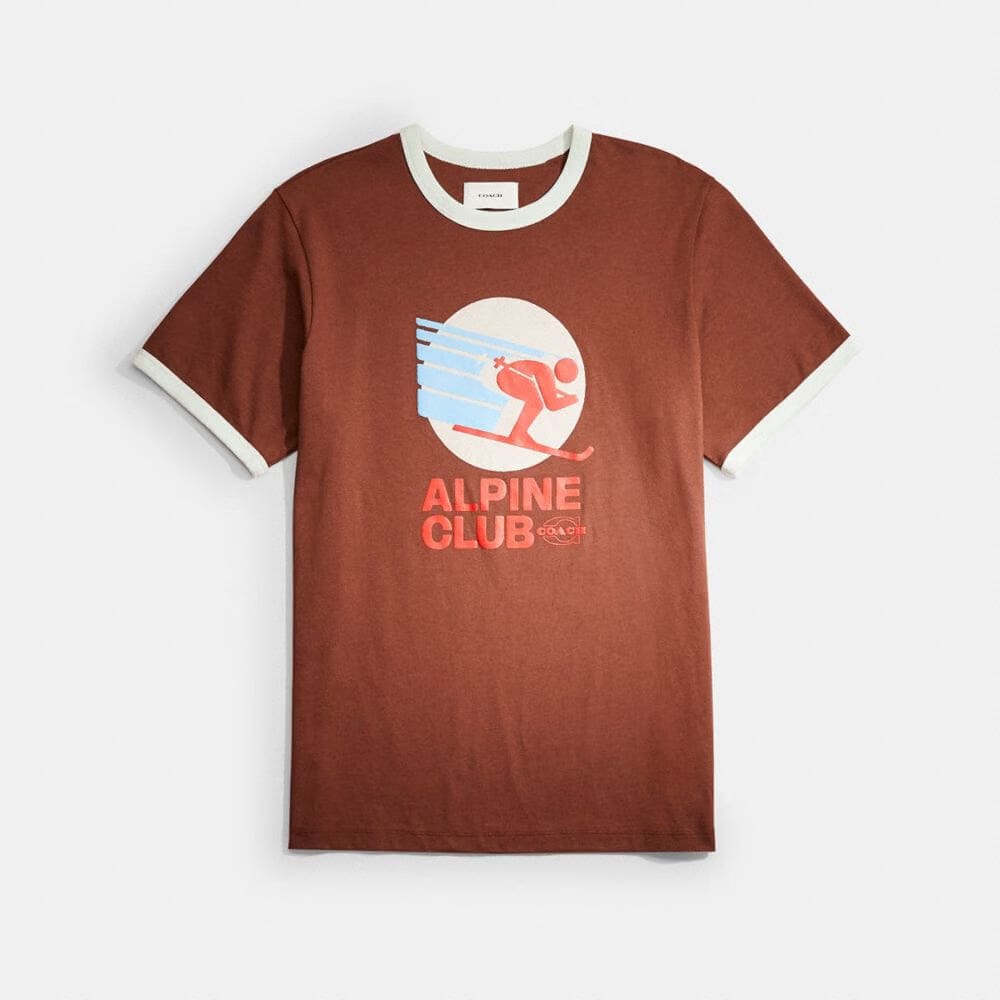 Restored Alpine Club Boxy T-Shirt In Organic Cotton