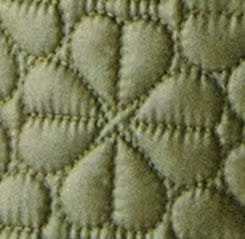 Quilted Spade Flower Coat