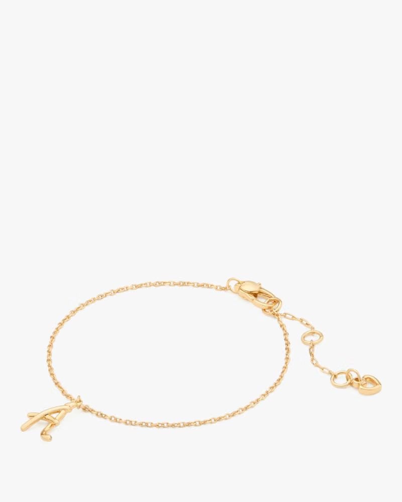 Initial Script Bracelet